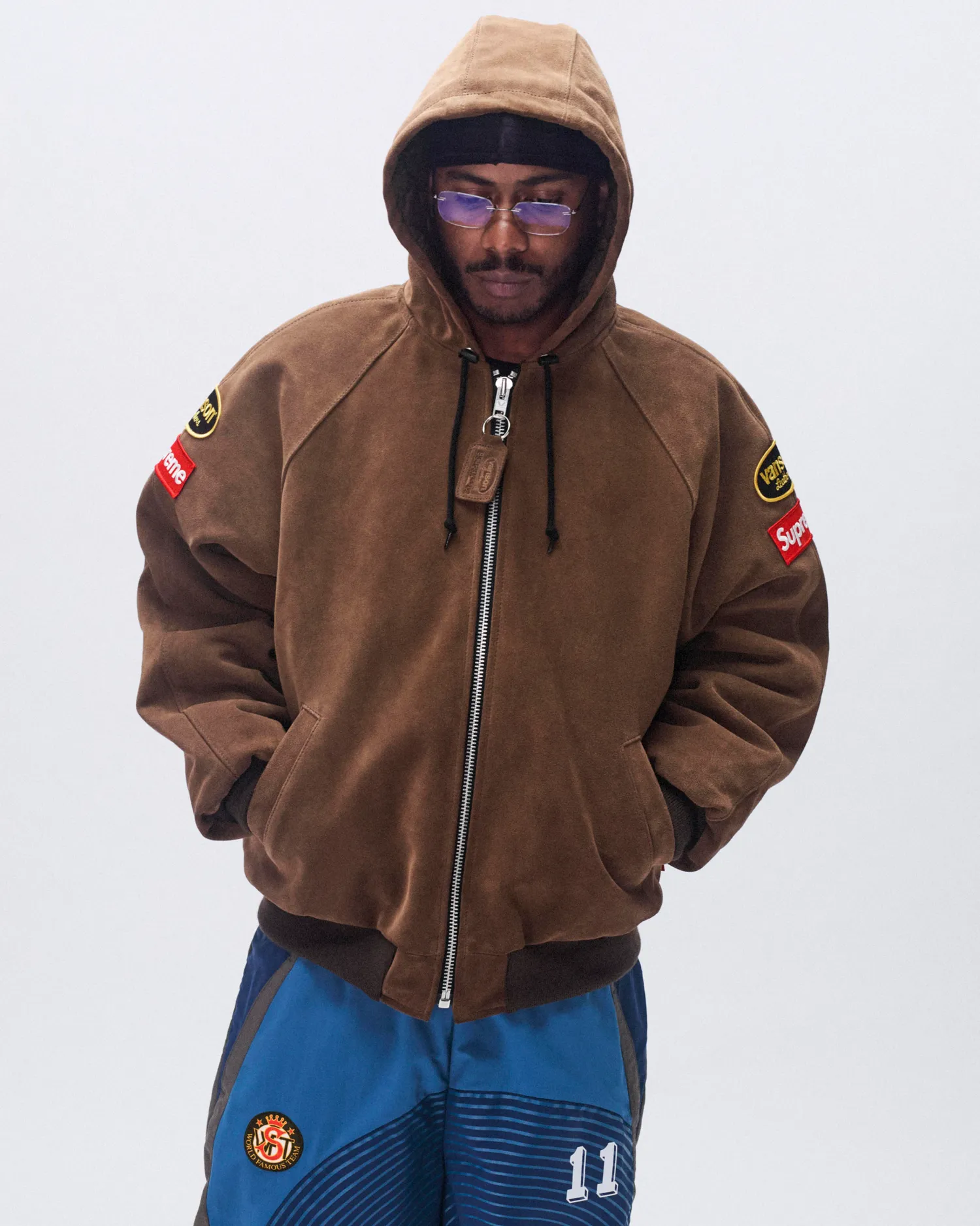 Supreme®/Vanson Leathers® Hooded Work Jacket