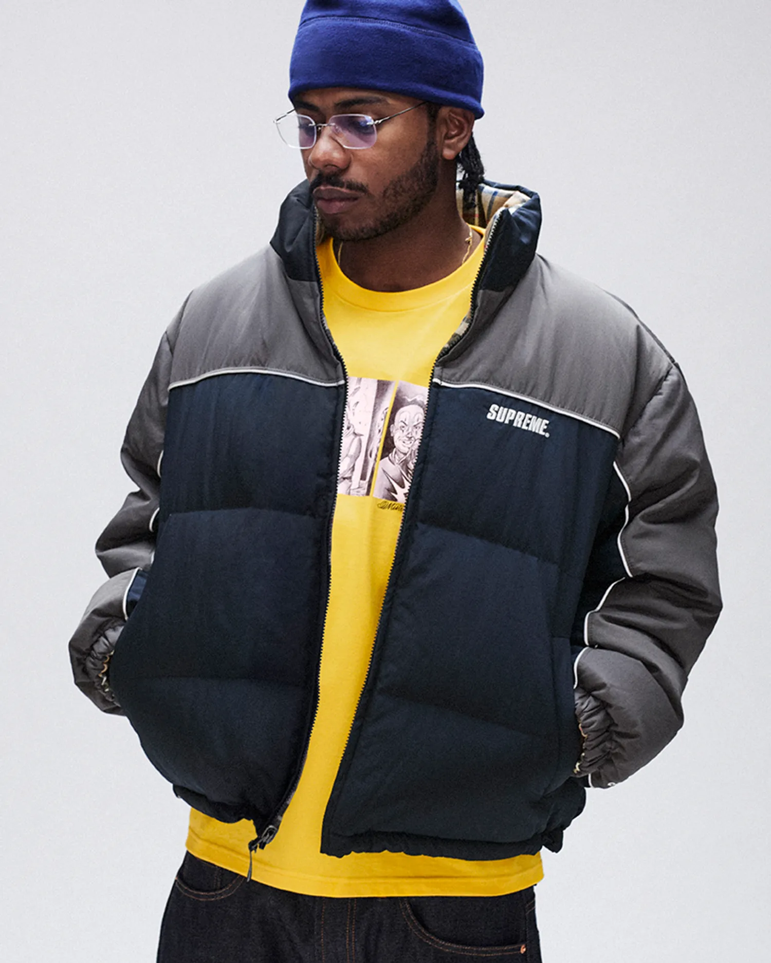 Supreme Reversible Puffer Jacket