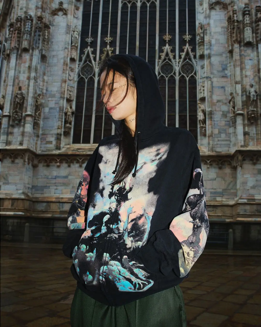 Supreme Frazetta Zip Up Hooded Sweatshirt