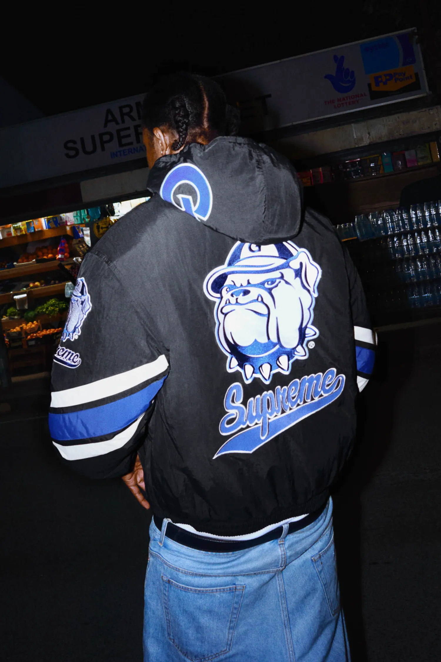 Supreme®/Mitchell & Ness® NCAA Hooded Stadium Jacket