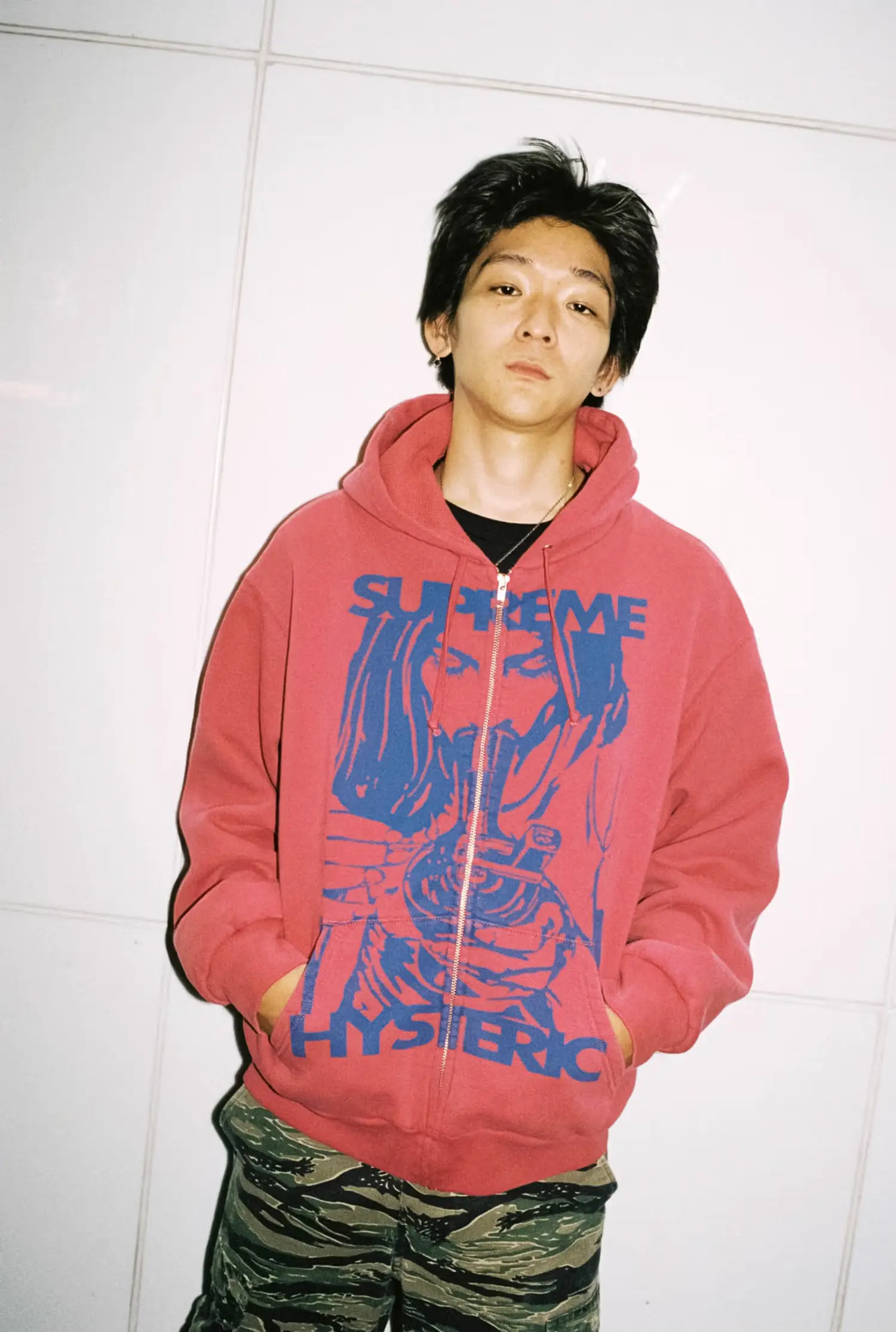 Supreme®/HYSTERIC GLAMOUR Thermal Lined Zip Up Hooded Sweatshirt