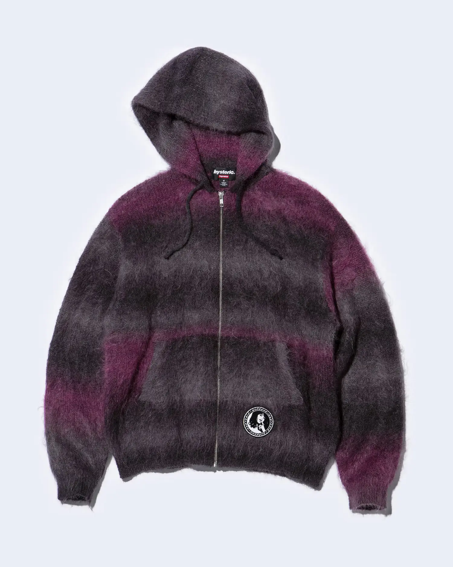 Supreme®/HYSTERIC GLAMOUR Mohair Zip Up Hooded Sweater