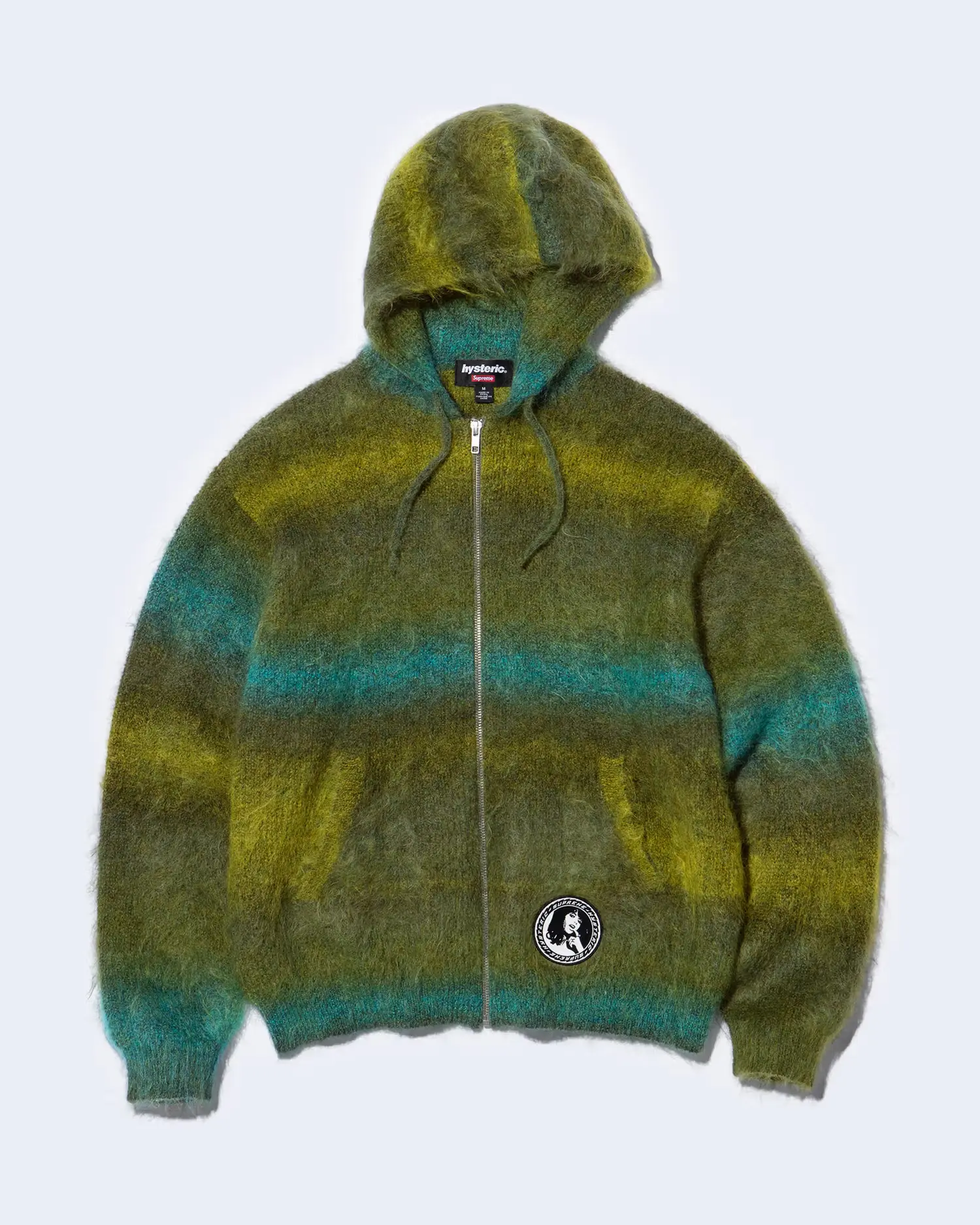 Supreme®/HYSTERIC GLAMOUR Mohair Zip Up Hooded Sweater