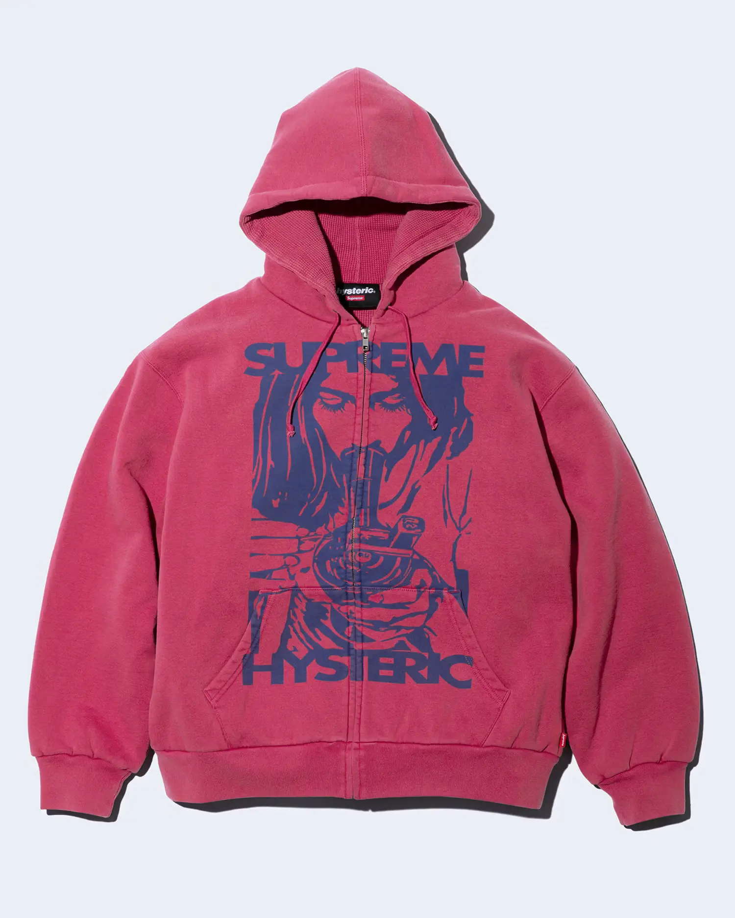 Supreme®/HYSTERIC GLAMOUR Thermal Lined Zip Up Hooded Sweatshirt