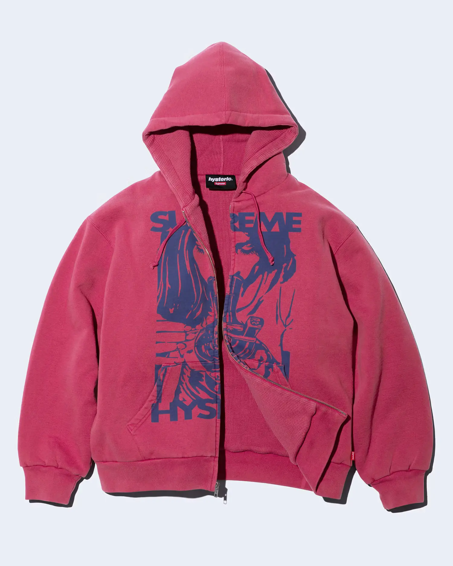 Supreme®/HYSTERIC GLAMOUR Thermal Lined Zip Up Hooded Sweatshirt