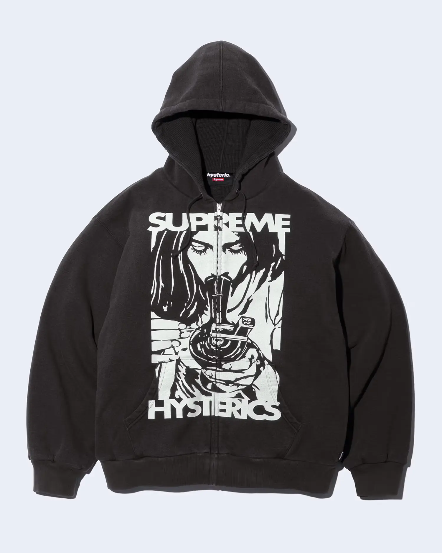 Supreme®/HYSTERIC GLAMOUR Thermal Lined Zip Up Hooded Sweatshirt