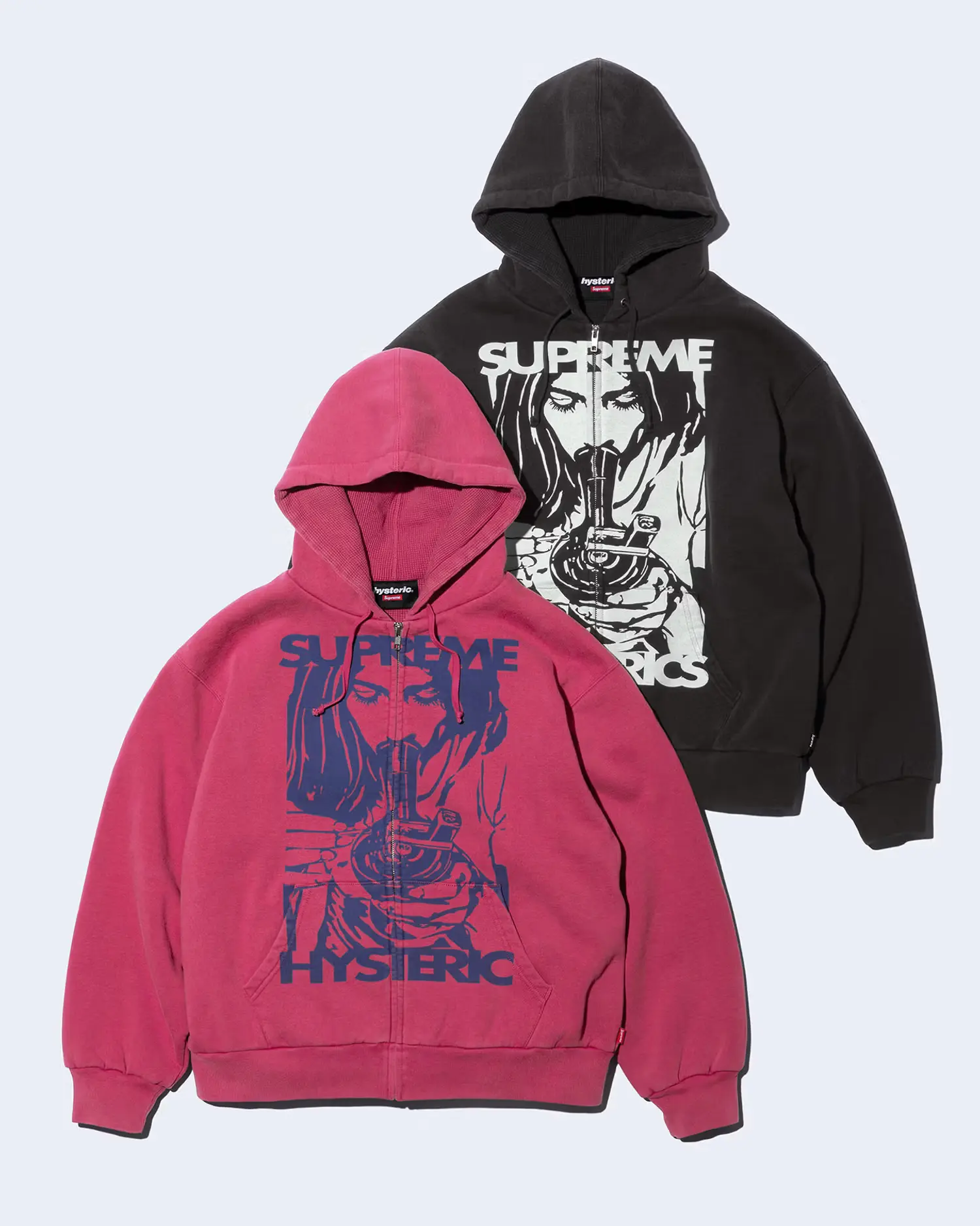 Supreme®/HYSTERIC GLAMOUR Thermal Lined Zip Up Hooded Sweatshirt