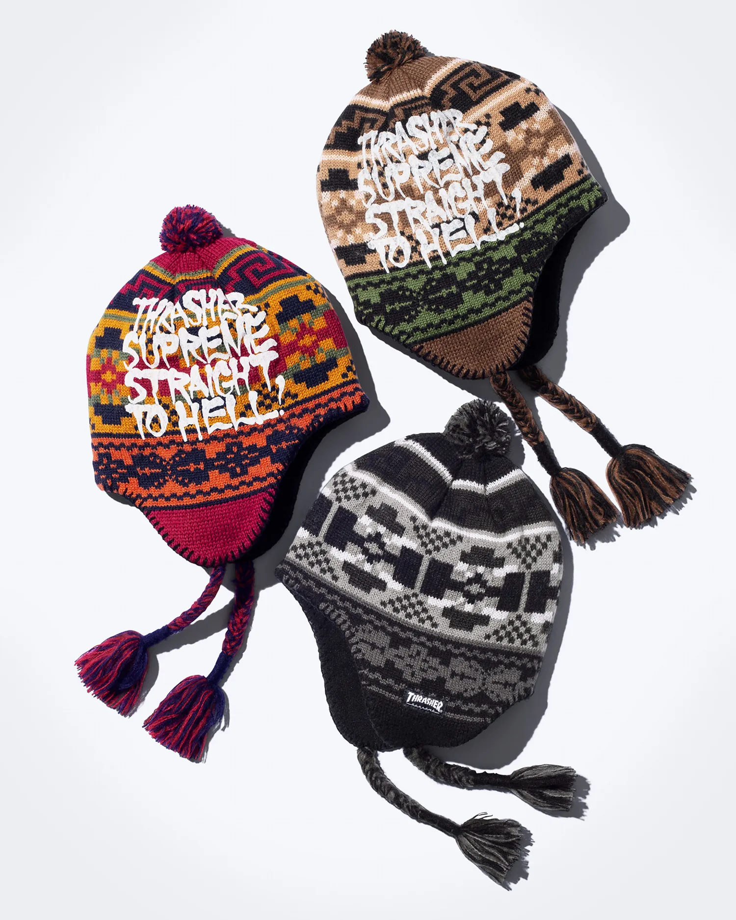 Supreme®/Thrasher® Earflap Beanie