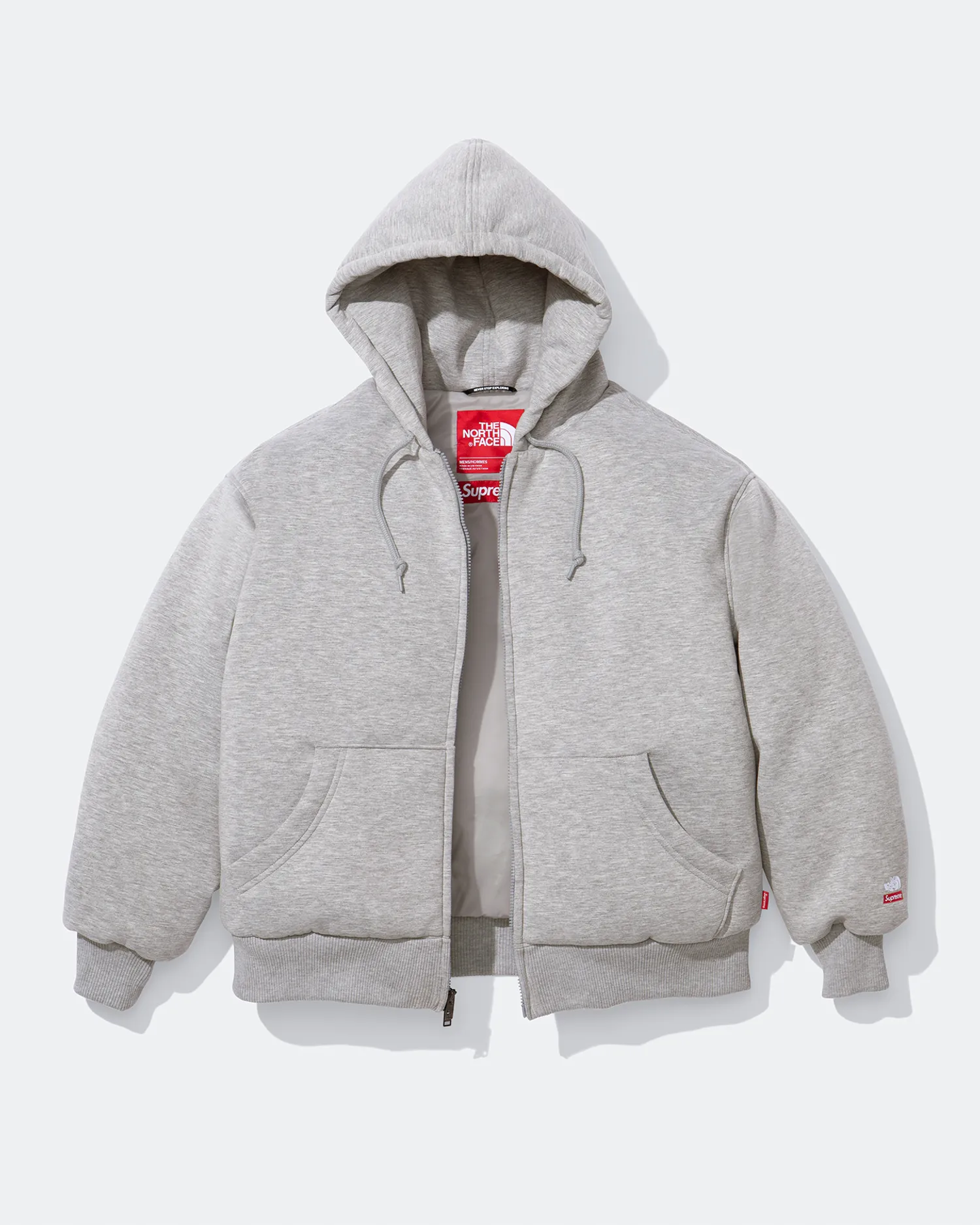 Supreme®/The North Face® Down Zip Up Hooded Sweatshirt