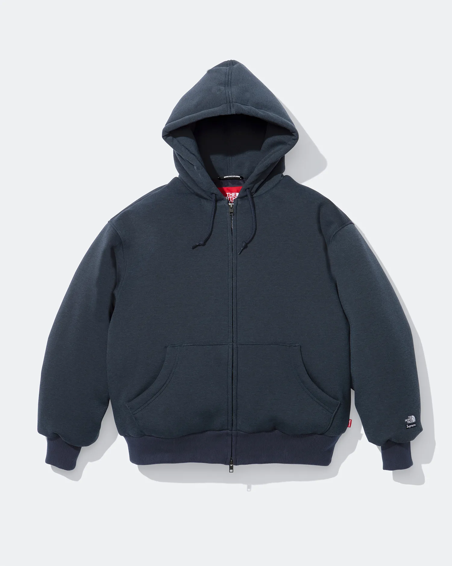 Supreme®/The North Face® Down Zip Up Hooded Sweatshirt