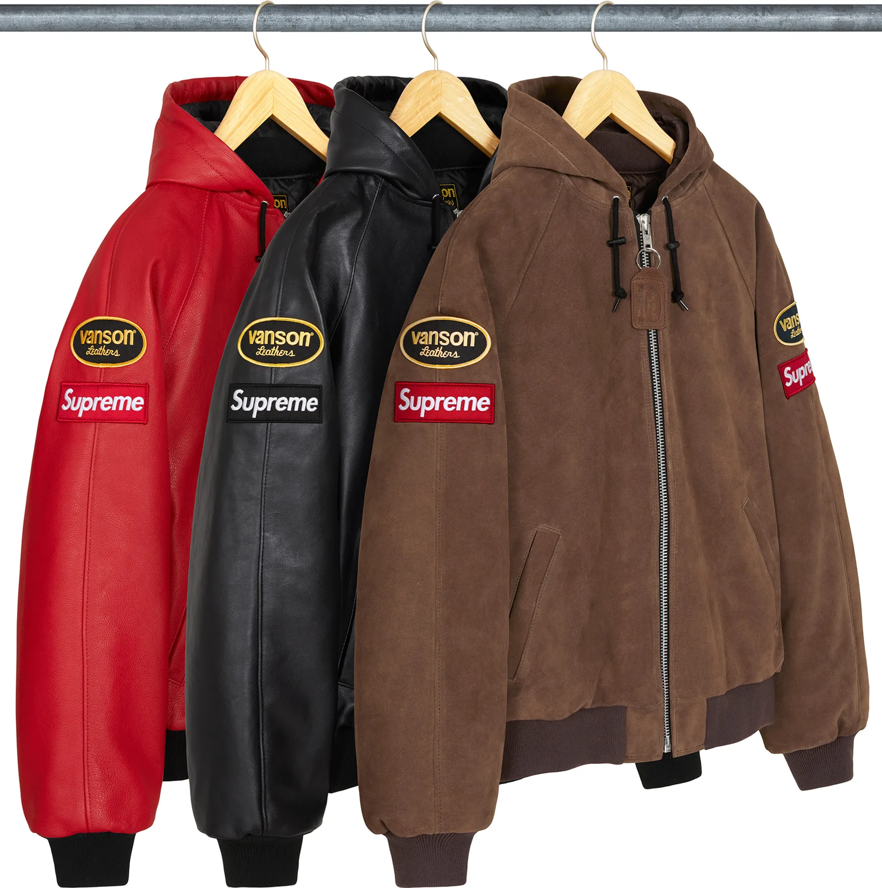 Supreme®/Vanson Leathers® Hooded Work Jacket