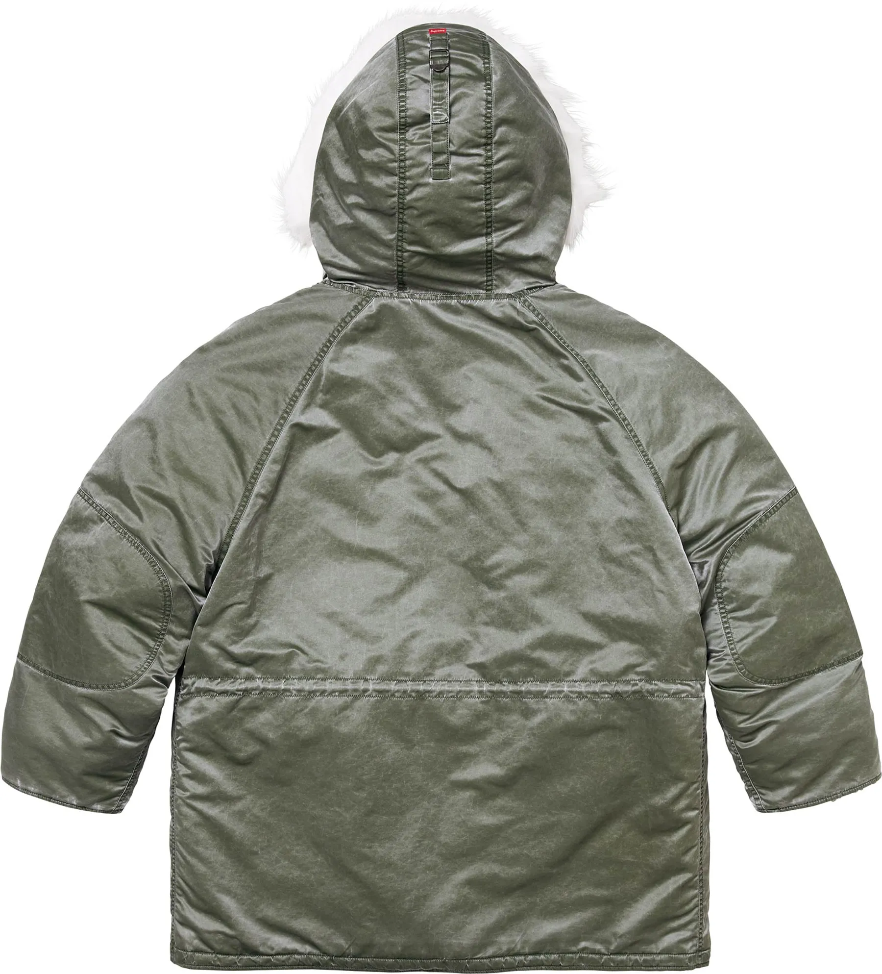 Supreme Washed Flight Satin N-3B Parka