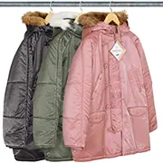 Supreme Washed Flight Satin N-3B Parka