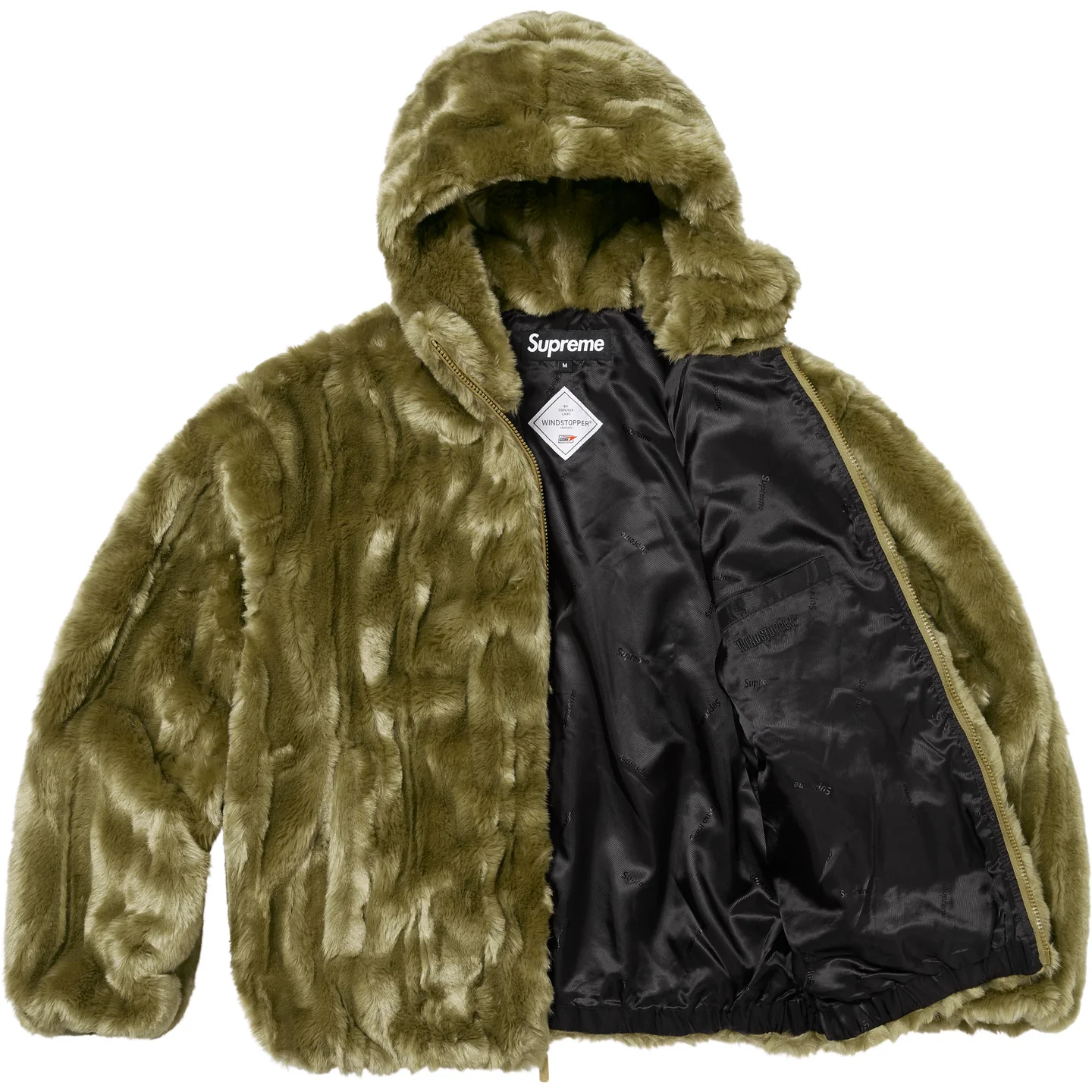 Supreme Faux Fur Hooded Jacket