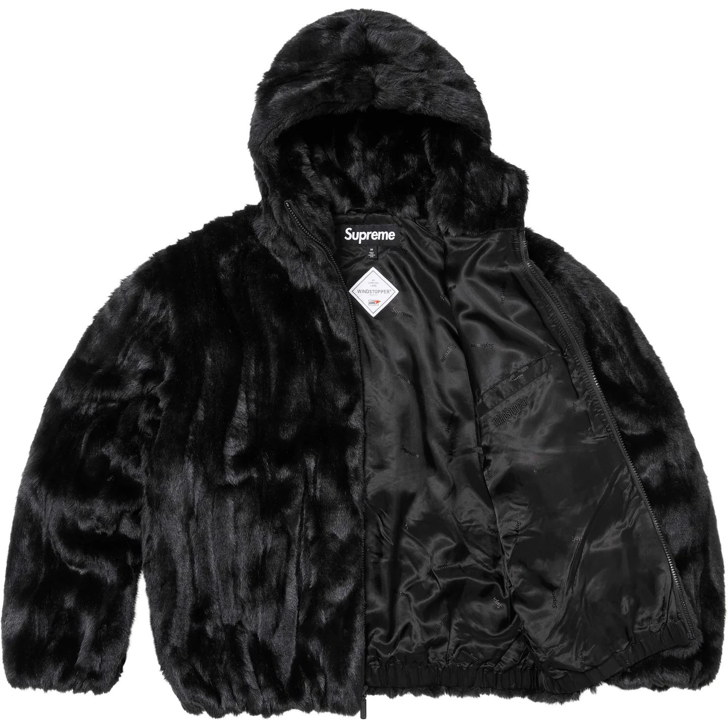 Supreme Faux Fur Hooded Jacket