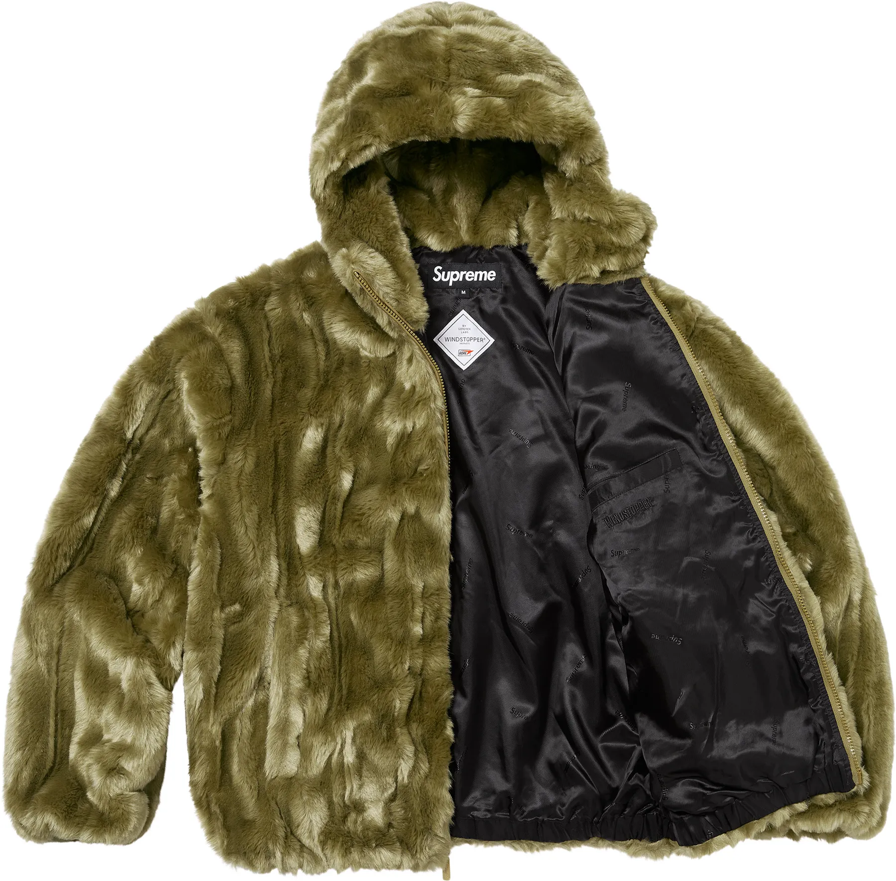 Supreme Faux Fur Hooded Jacket