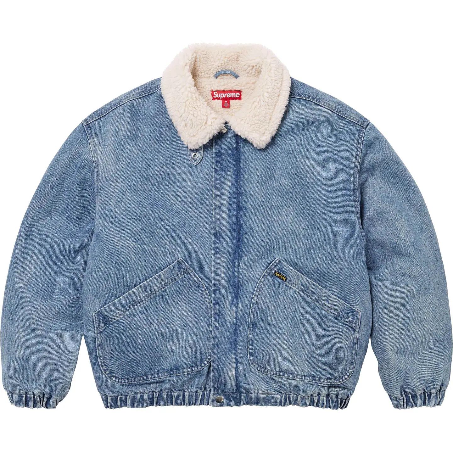 Supreme Faux Shearling Lined Bomber Jacket