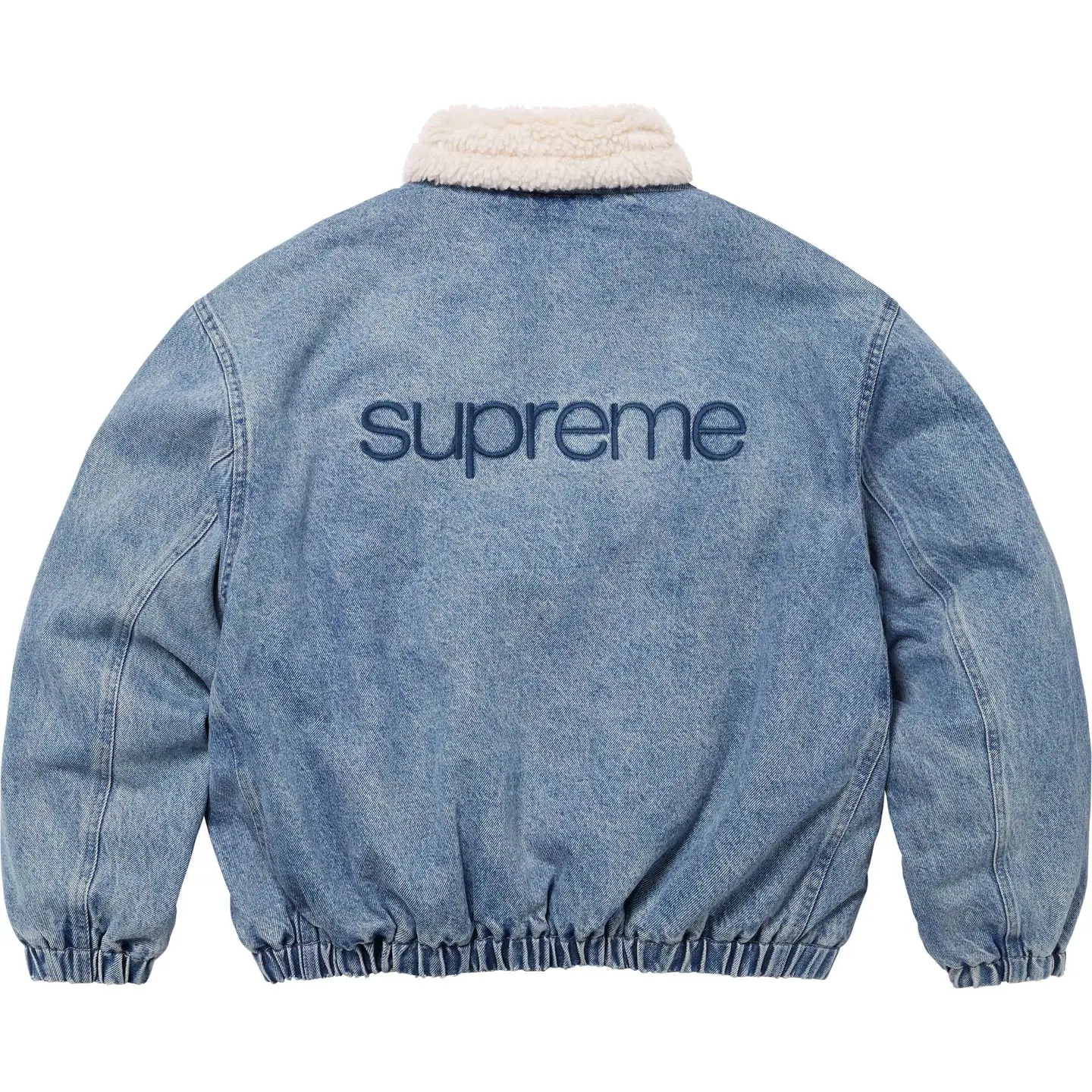 Supreme Faux Shearling Lined Bomber Jacket