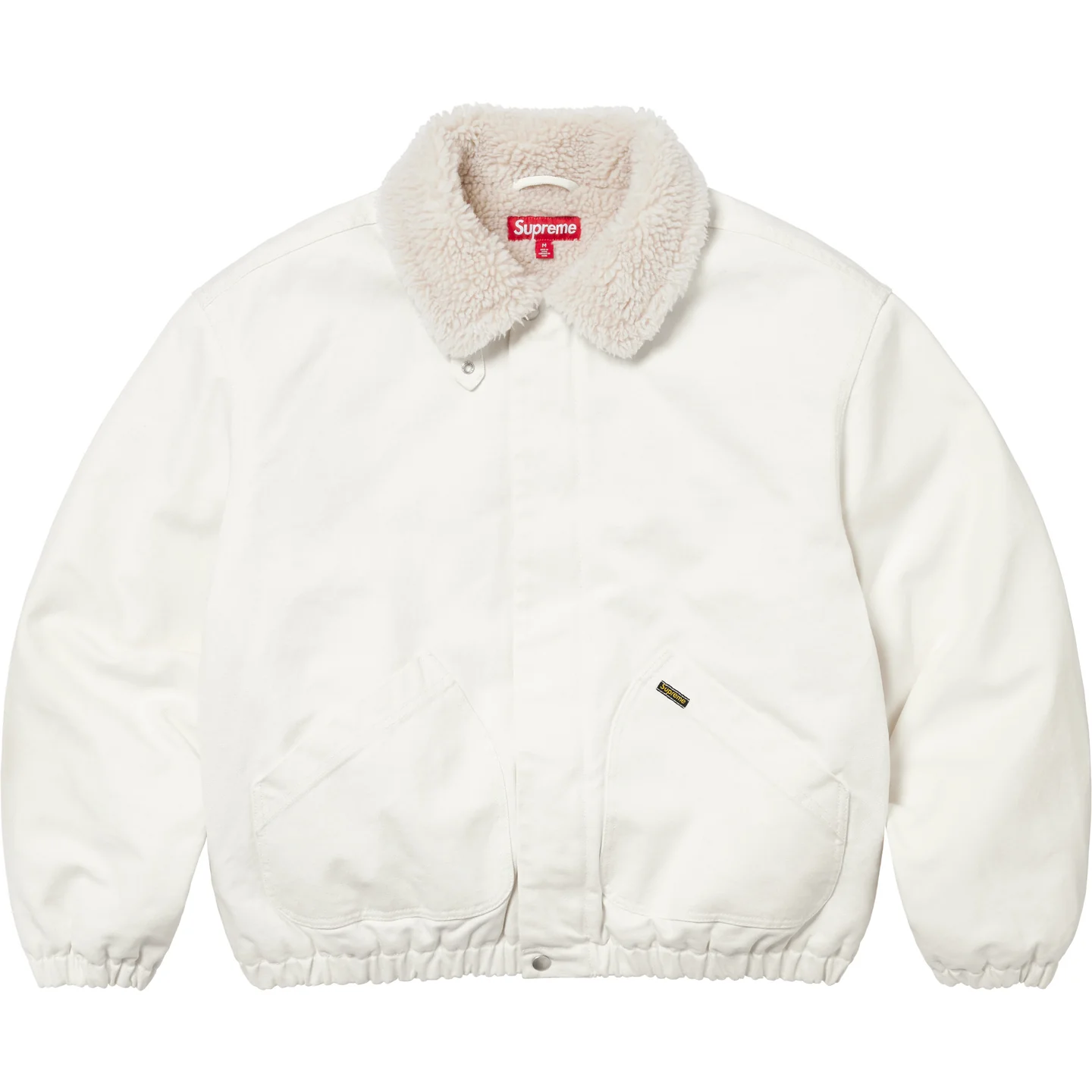 Supreme Faux Shearling Lined Bomber Jacket