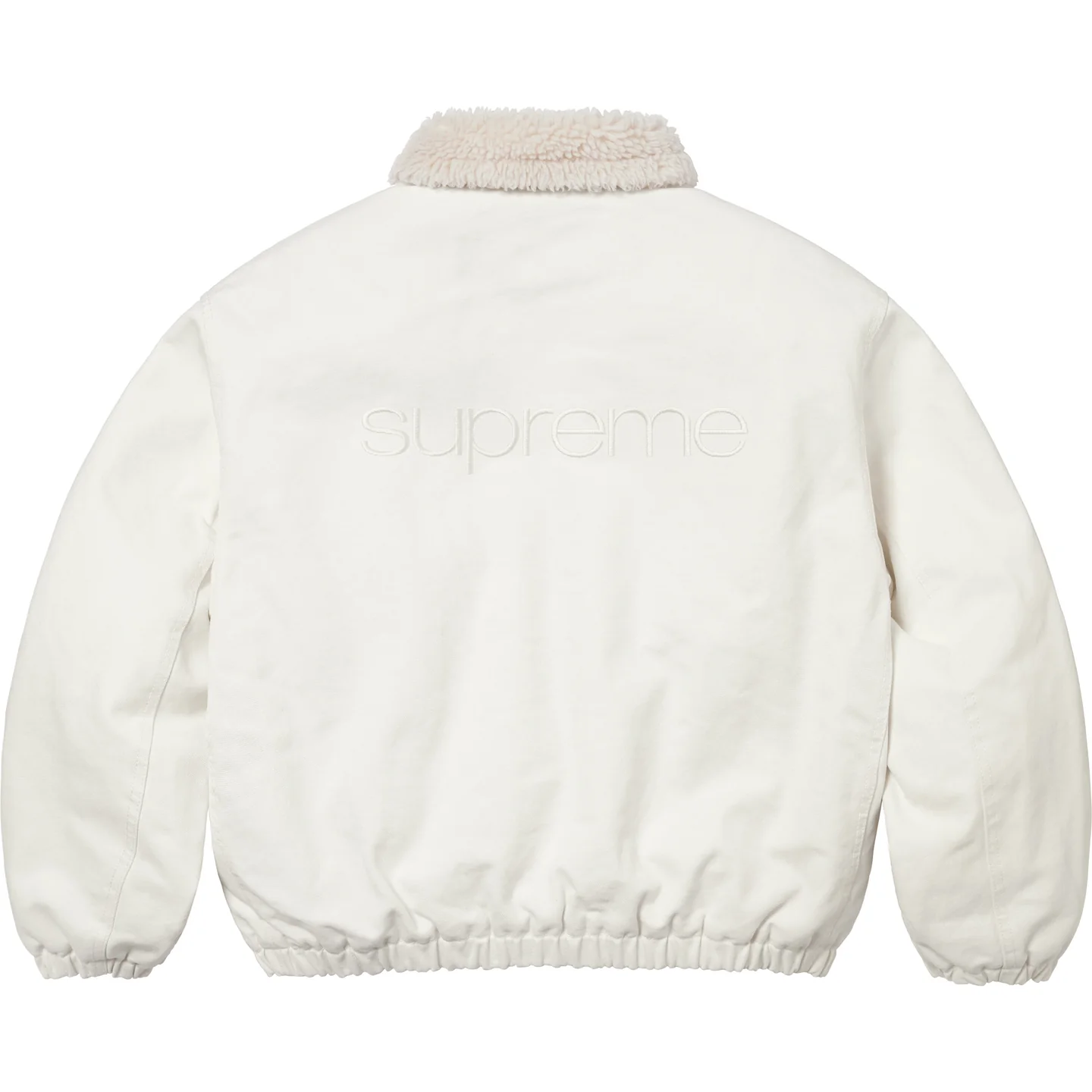 Supreme Faux Shearling Lined Bomber Jacket