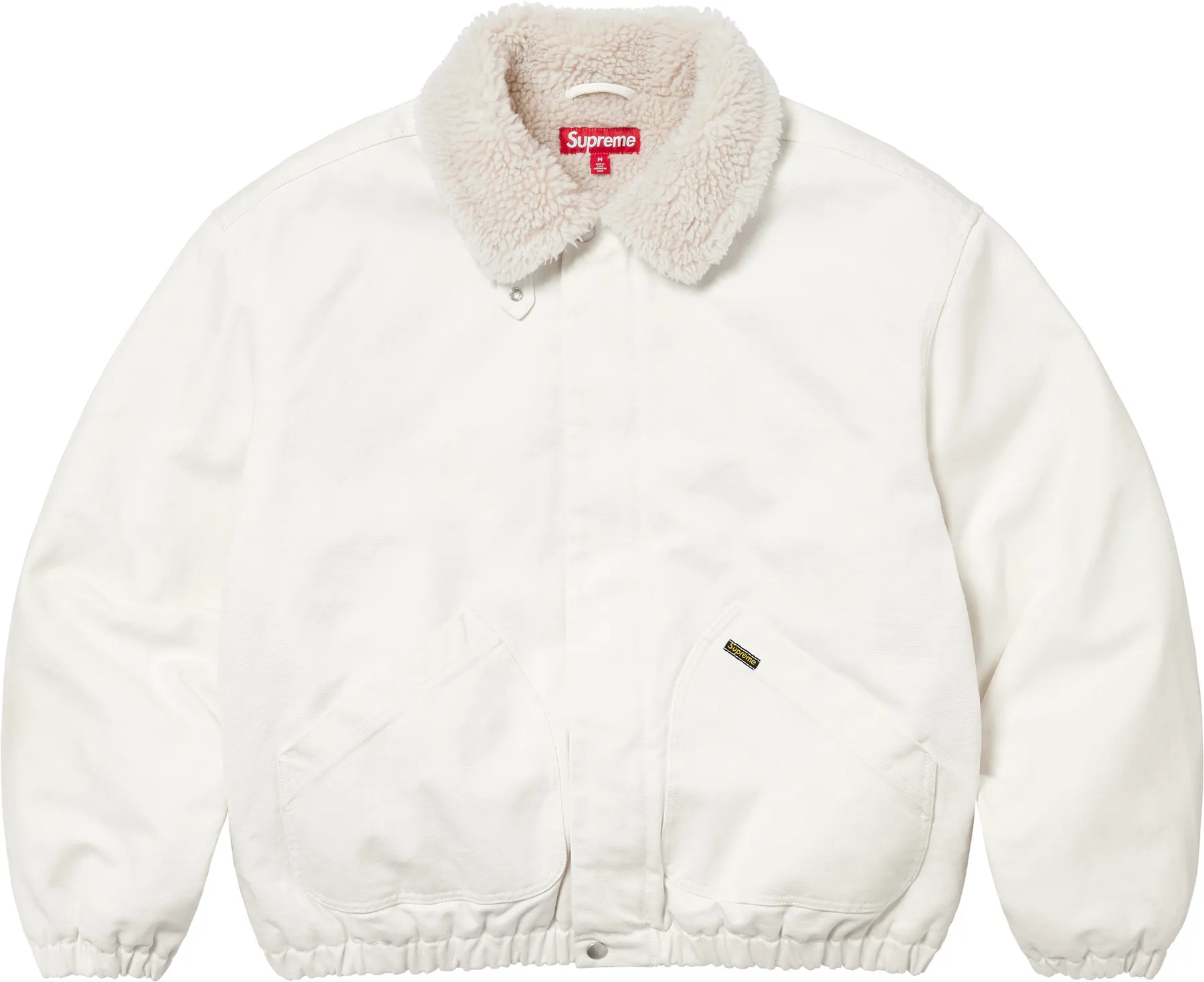 Supreme Faux Shearling Lined Bomber Jacket