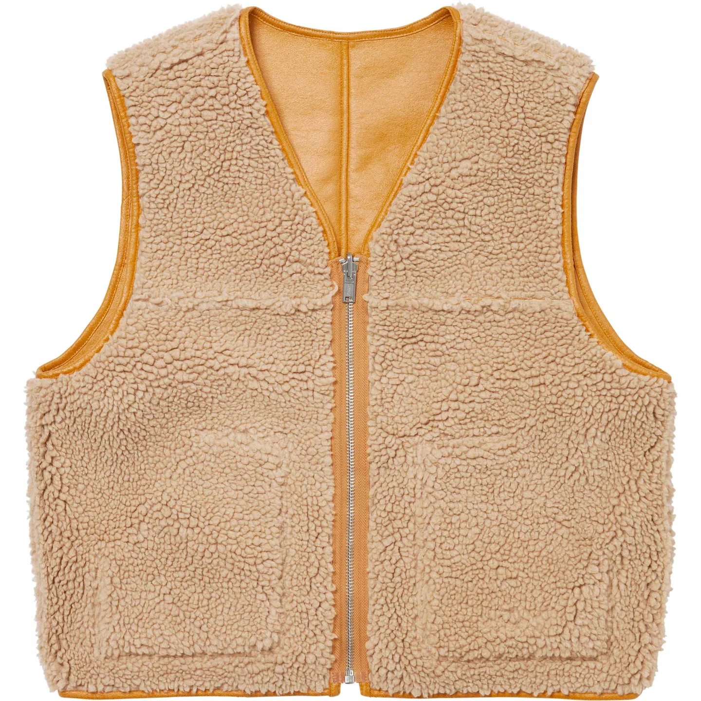 Supreme Reversible Faux Shearling Vest