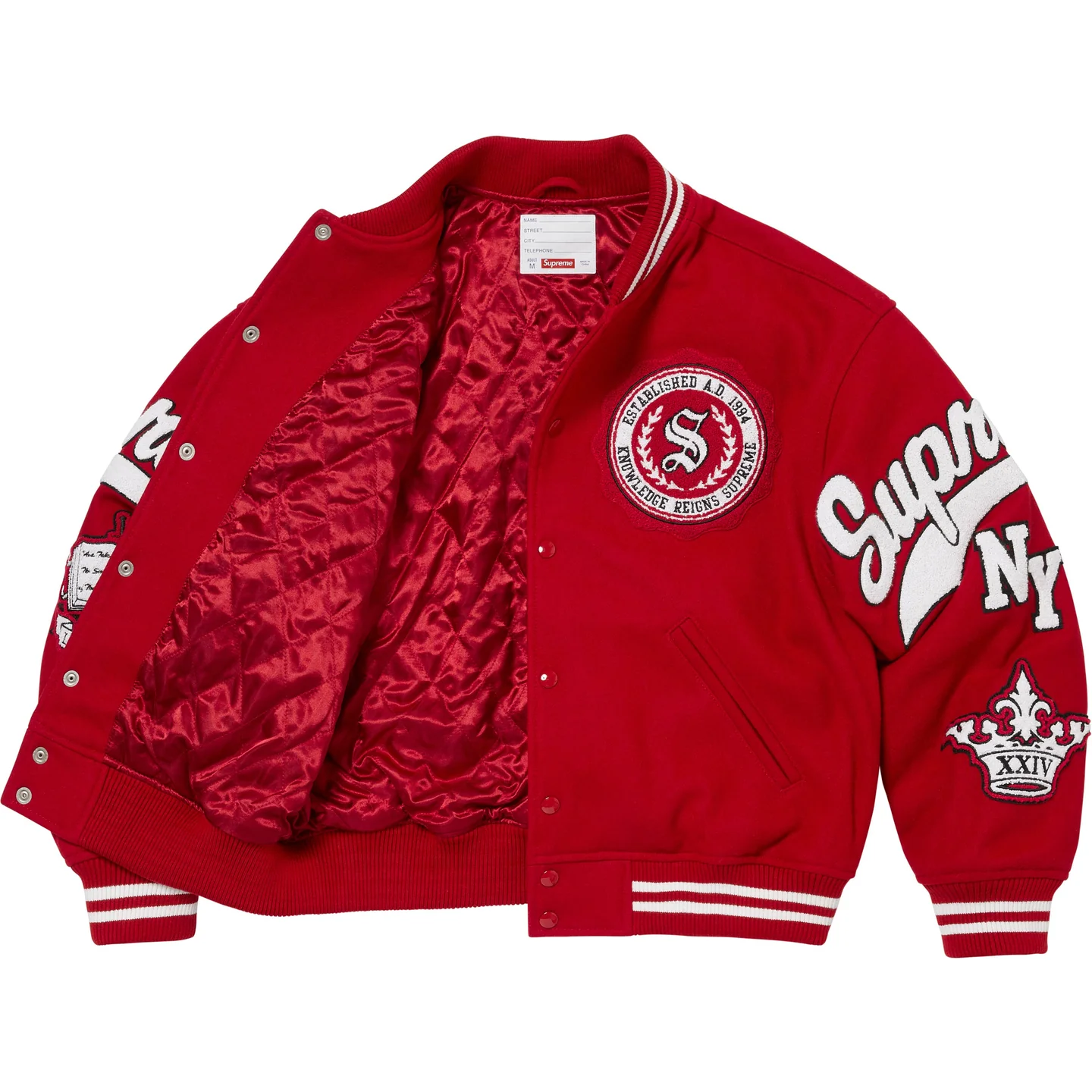 Supreme Veritas Varsity Jacket