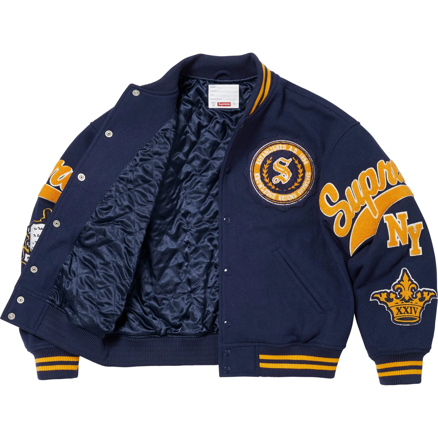 Supreme Veritas Varsity Jacket