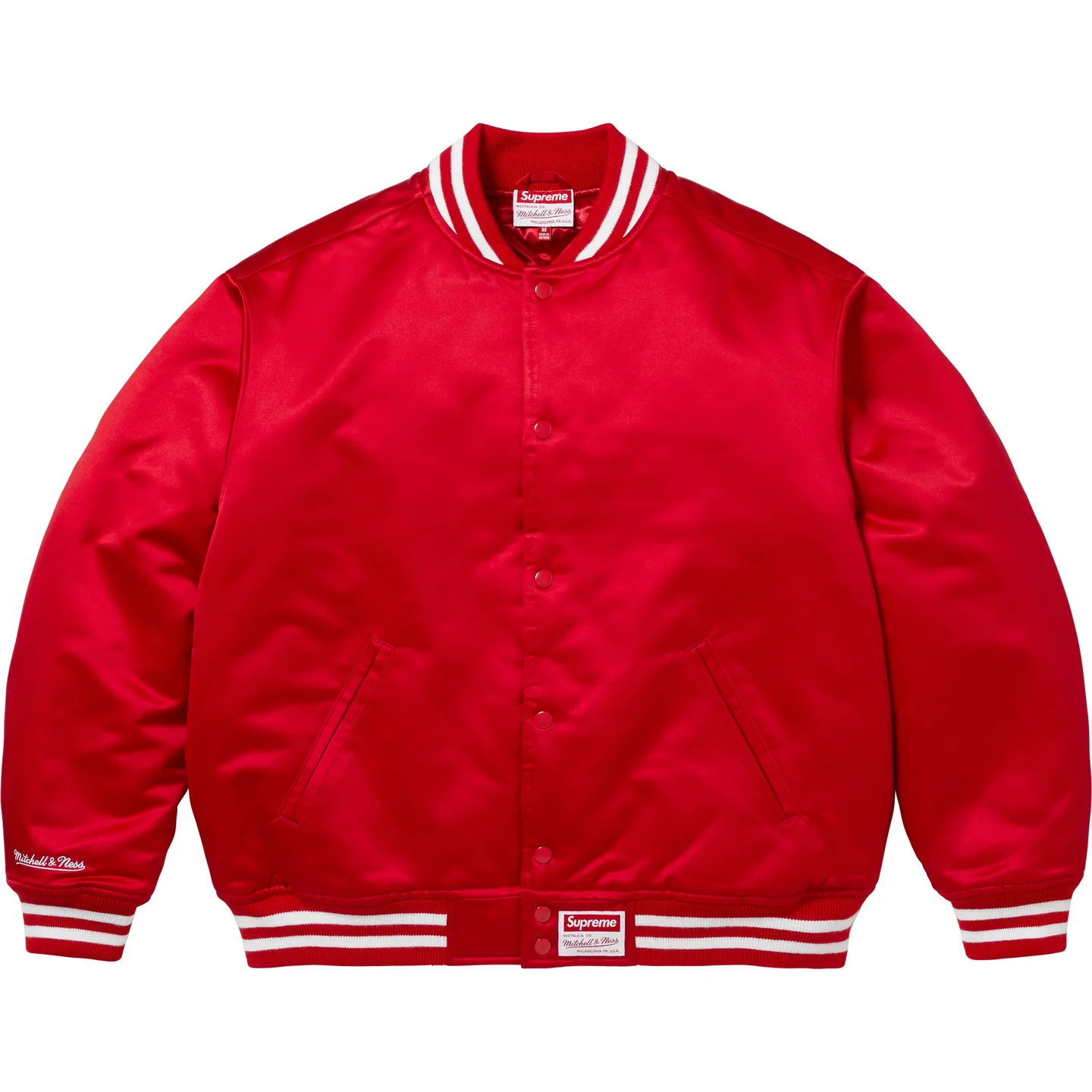 Supreme®/Mitchell & Ness® Satin Varsity Jacket