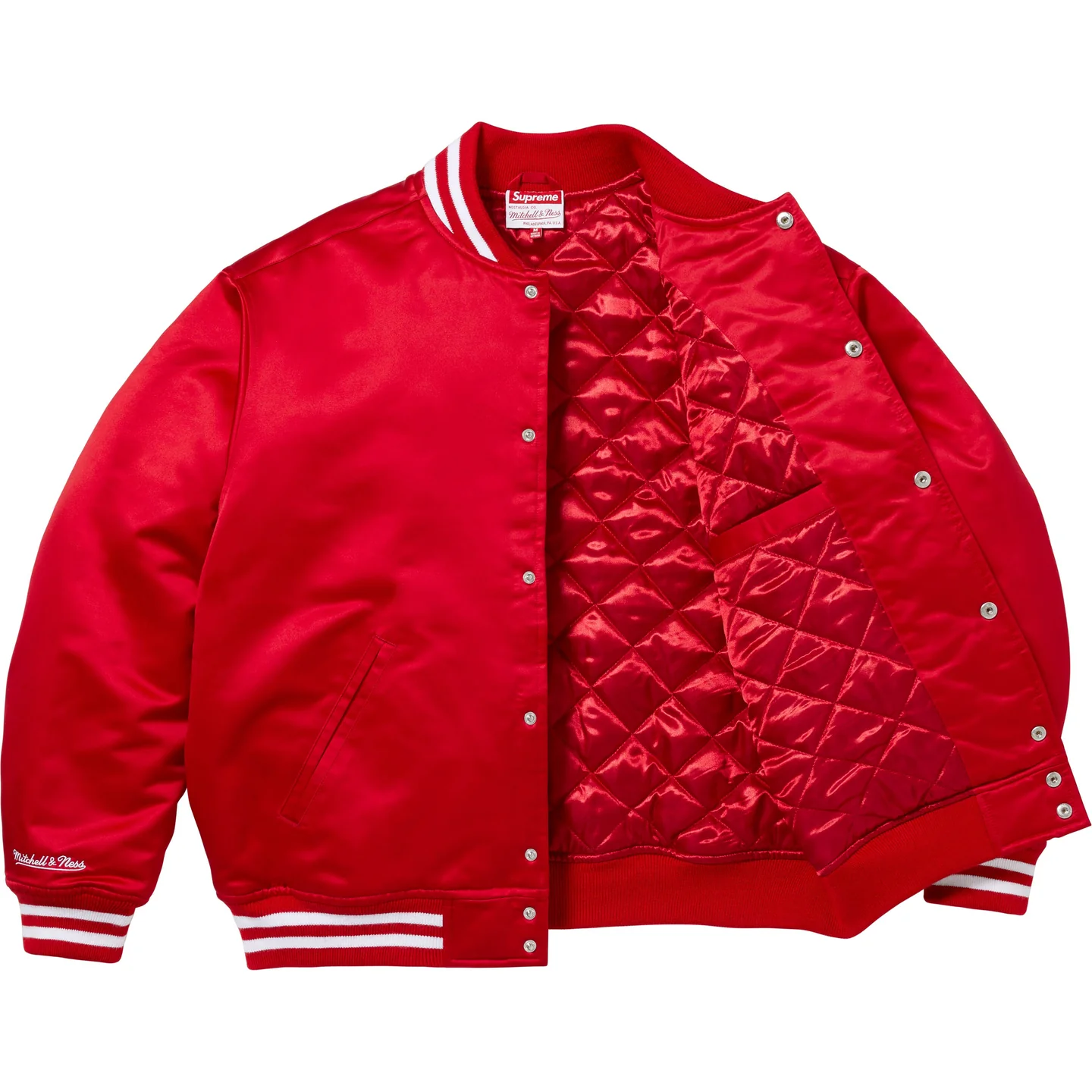 Supreme®/Mitchell & Ness® Satin Varsity Jacket