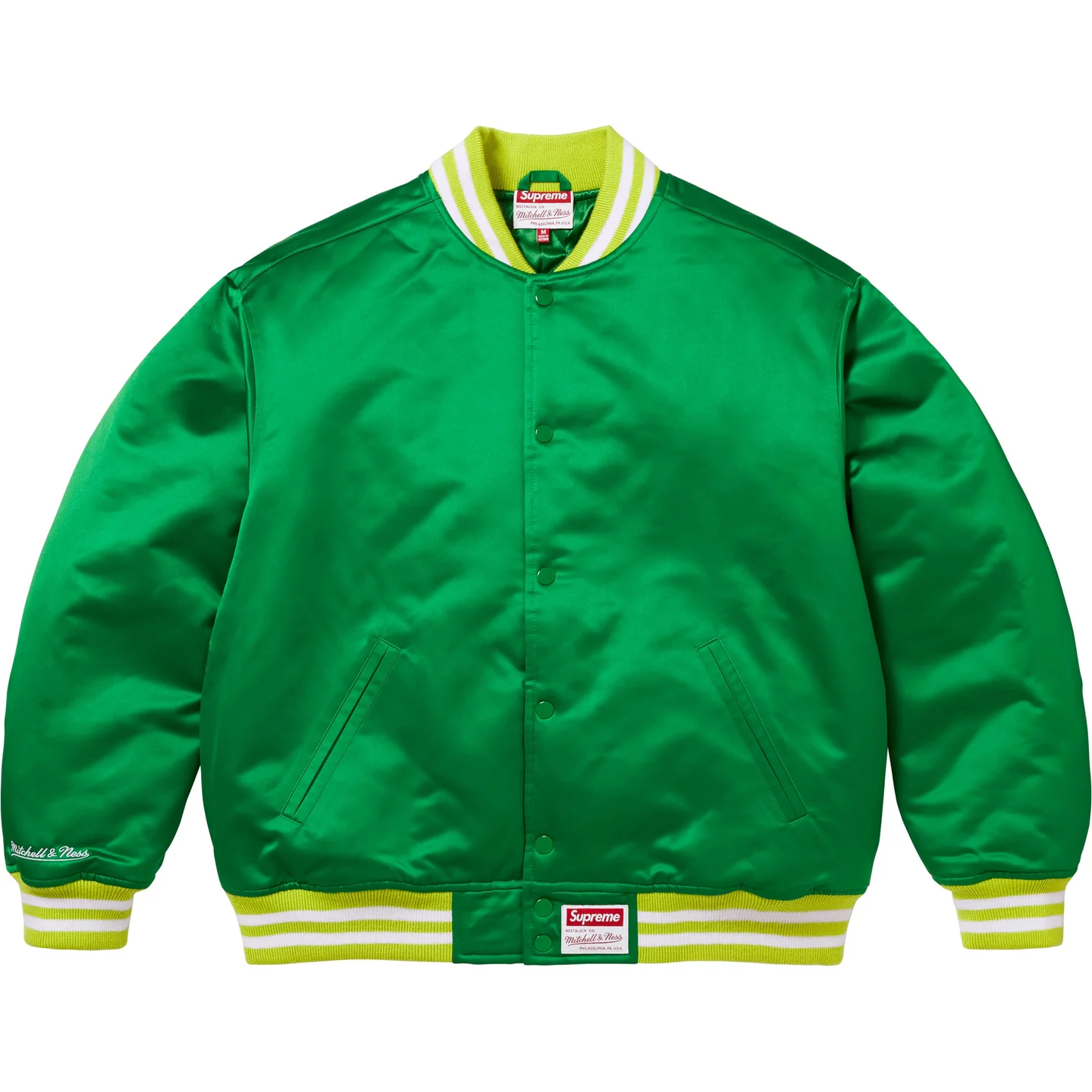 Supreme®/Mitchell & Ness® Satin Varsity Jacket