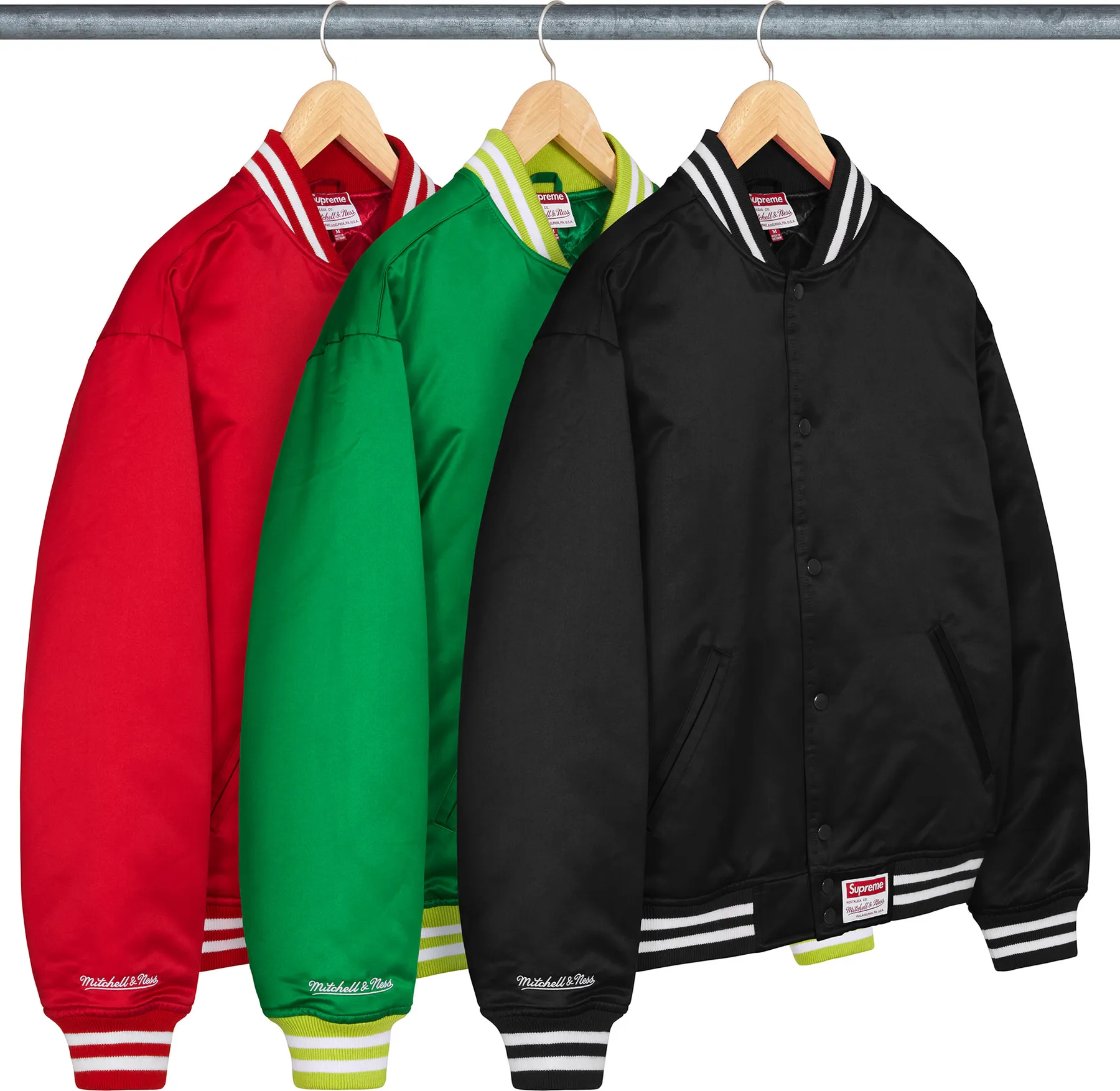 Supreme®/Mitchell & Ness® Satin Varsity Jacket