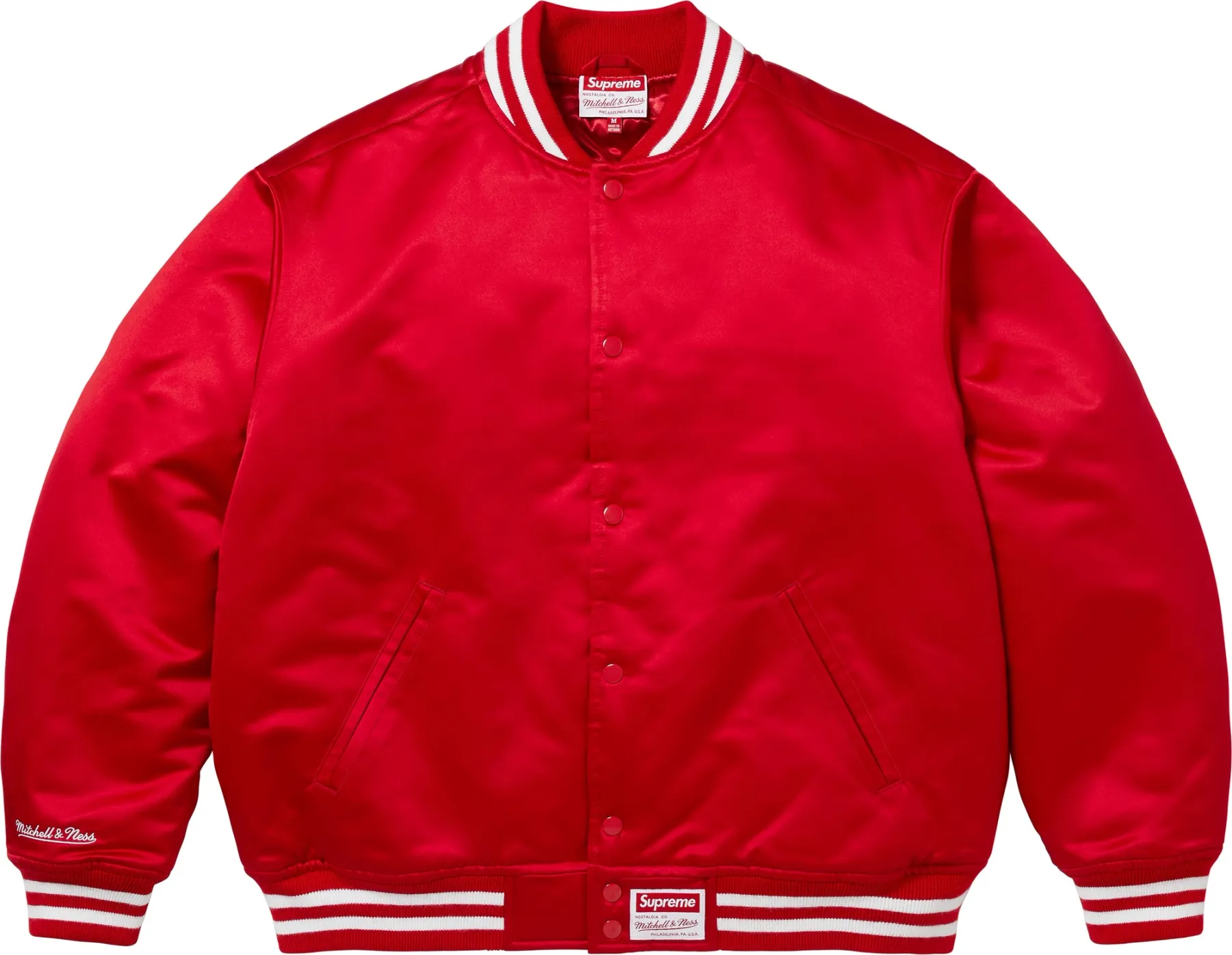 Supreme®/Mitchell & Ness® Satin Varsity Jacket