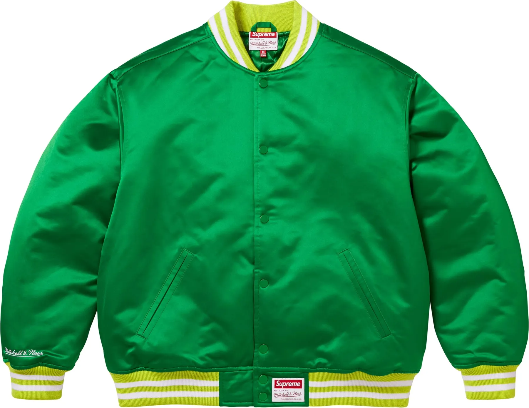 Supreme®/Mitchell & Ness® Satin Varsity Jacket