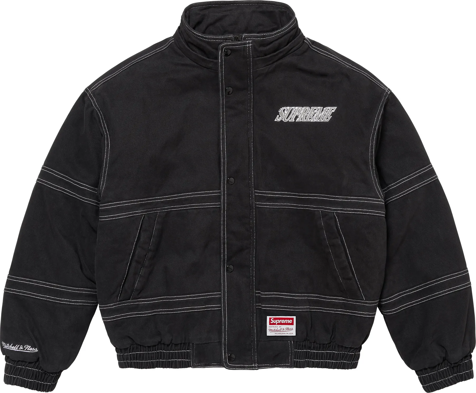 Supreme®/Mitchell & Ness® Twill Stadium Jacket