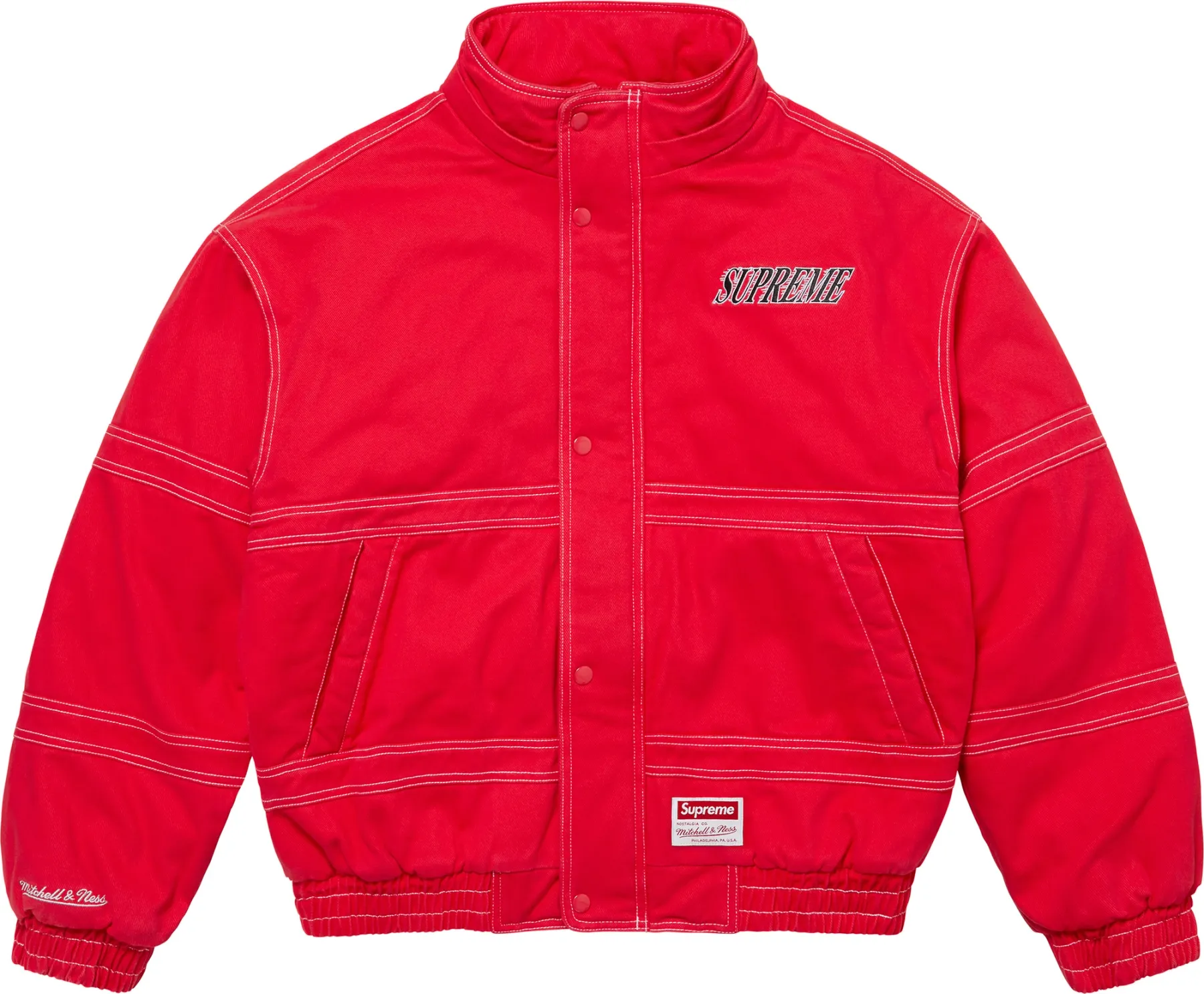 Supreme®/Mitchell & Ness® Twill Stadium Jacket