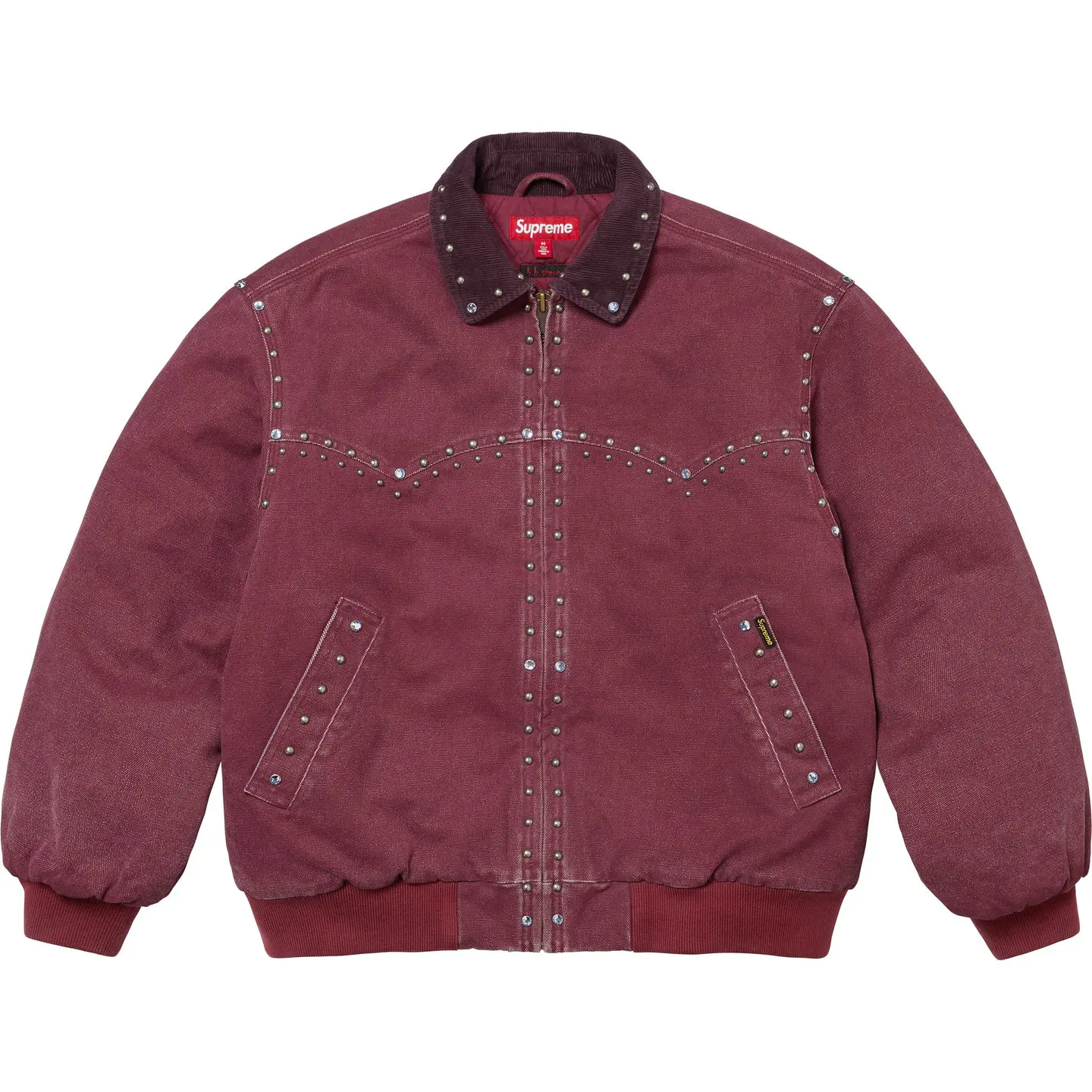 Supreme®/b.b. Simon Studded Work Jacket | Supreme 24fw