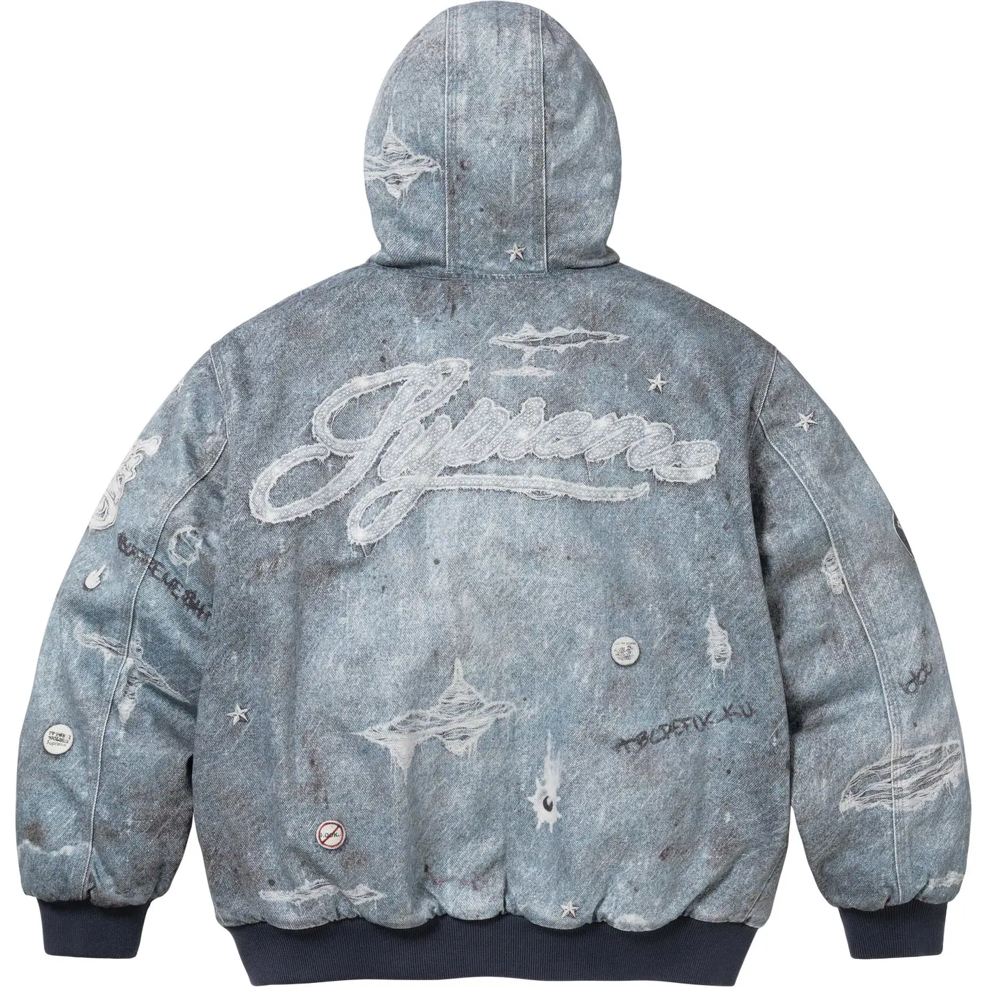 Supreme HJR Trompe L'oeil Hooded Work Jacket