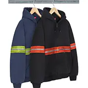 Supreme Reflective Stripe Hooded Work Jacket