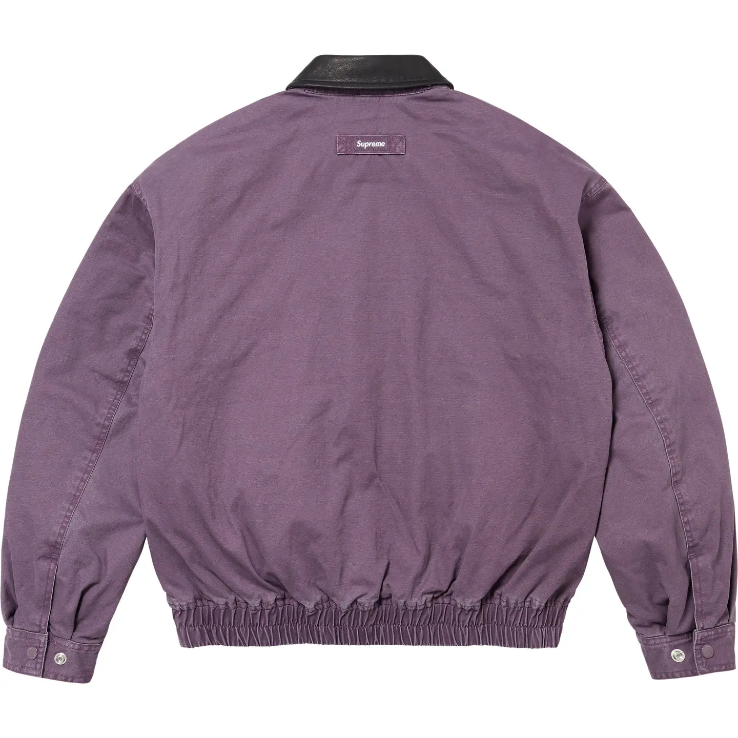 Supreme Leather Collar Utility Jacket