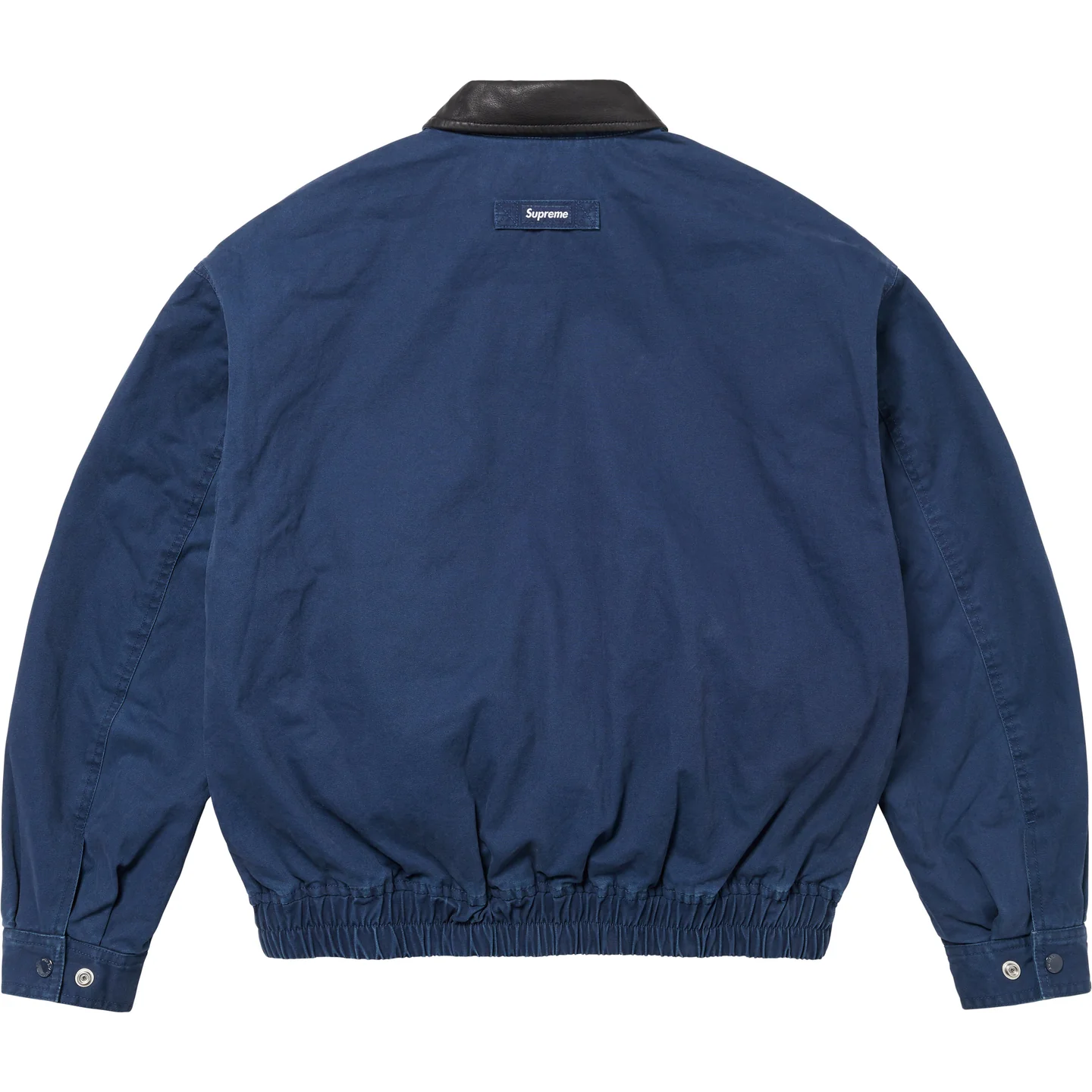 Supreme Leather Collar Utility Jacket