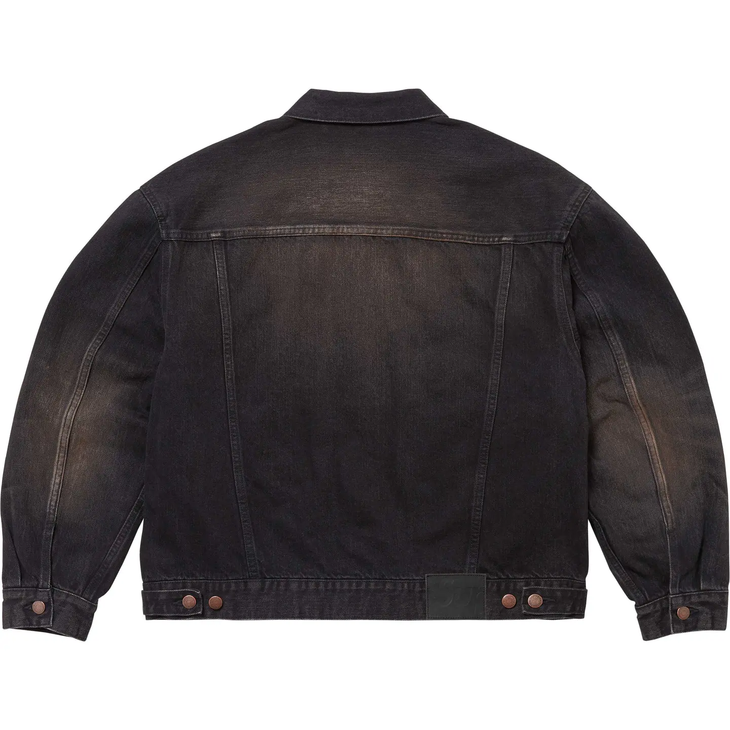 Supreme Distressed Selvedge Trucker Jacket