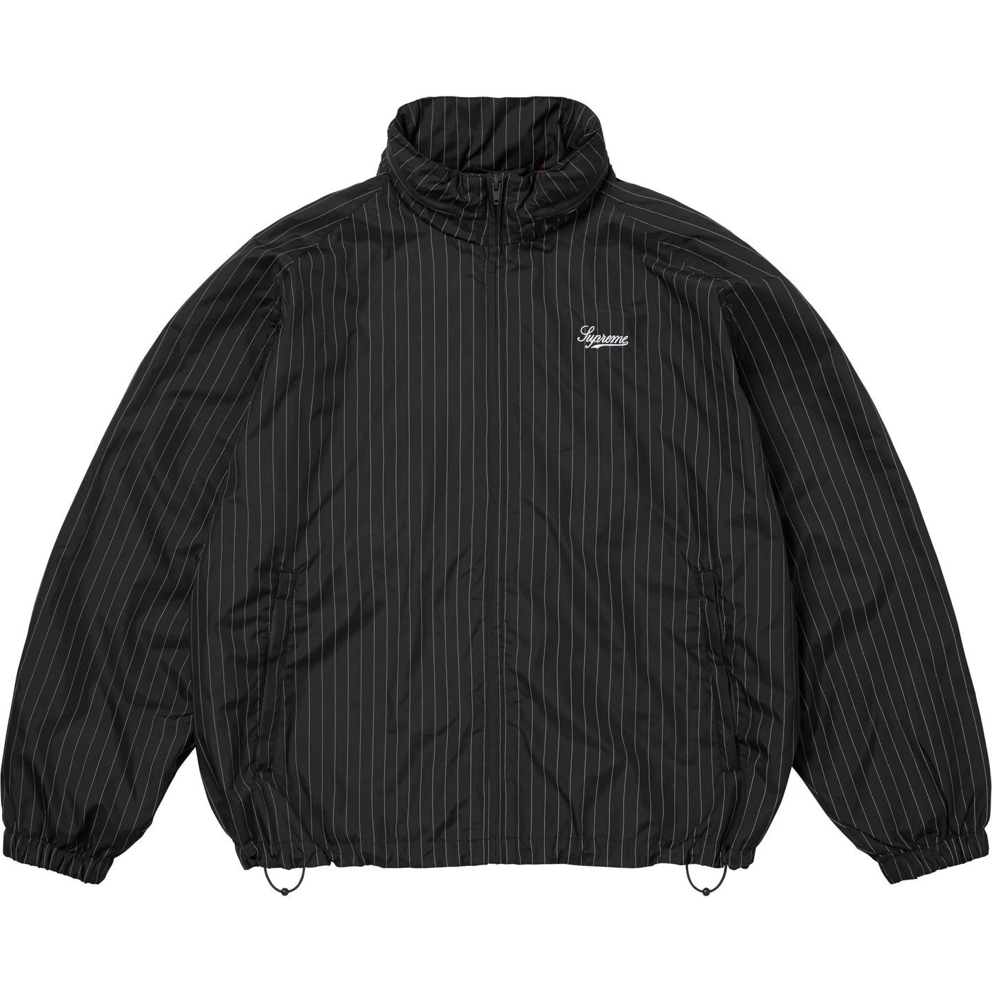 Supreme Reflective Pinstripe Track Jacket