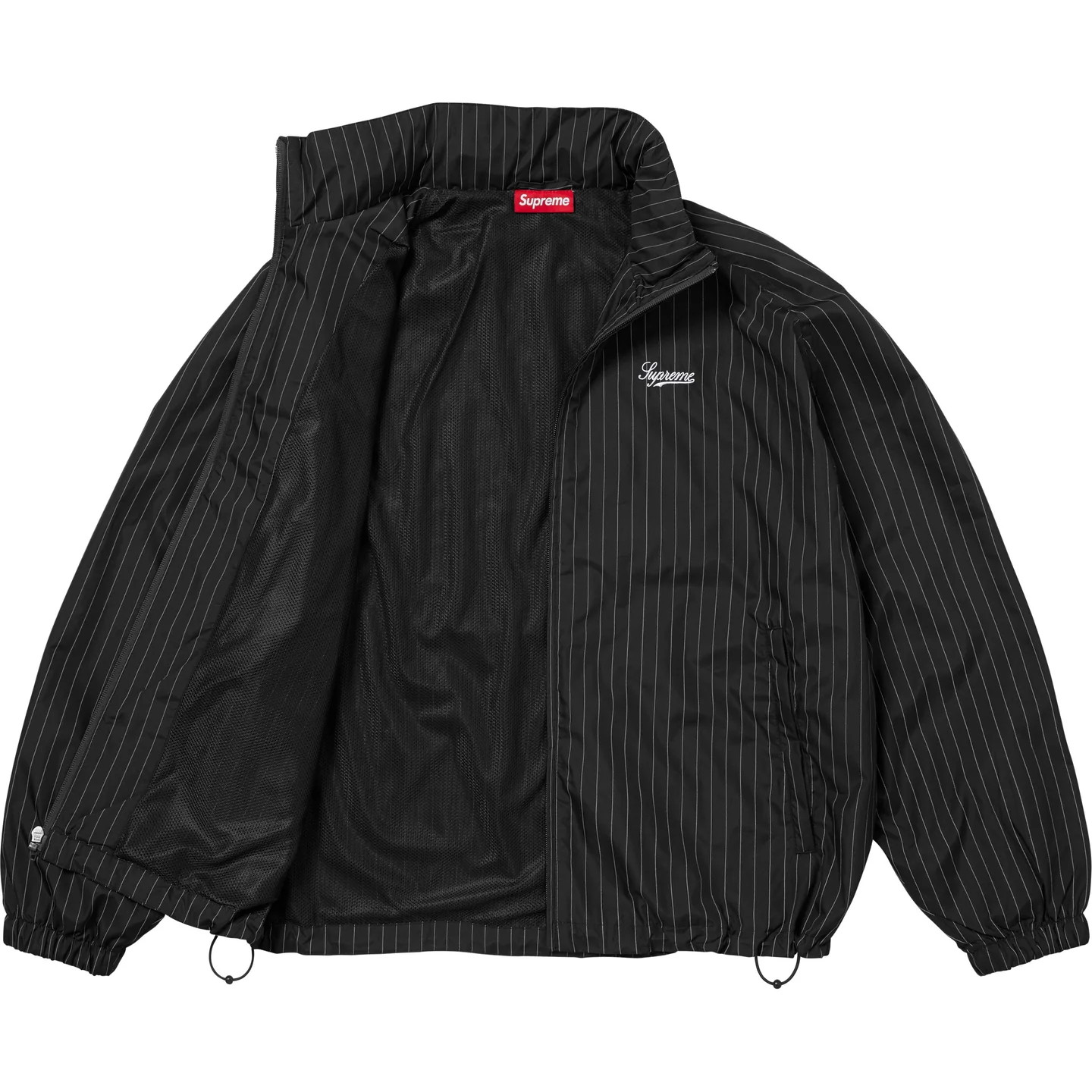 Supreme Reflective Pinstripe Track Jacket