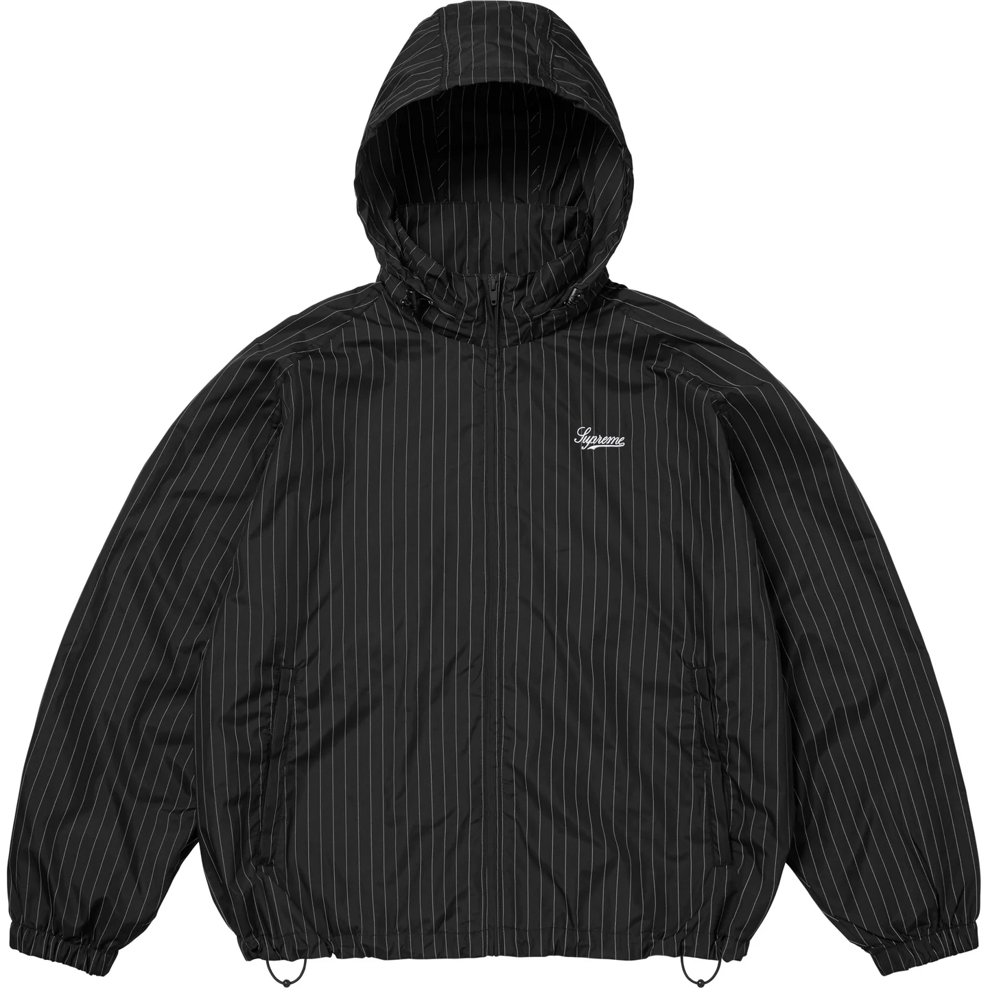 Supreme Reflective Pinstripe Track Jacket