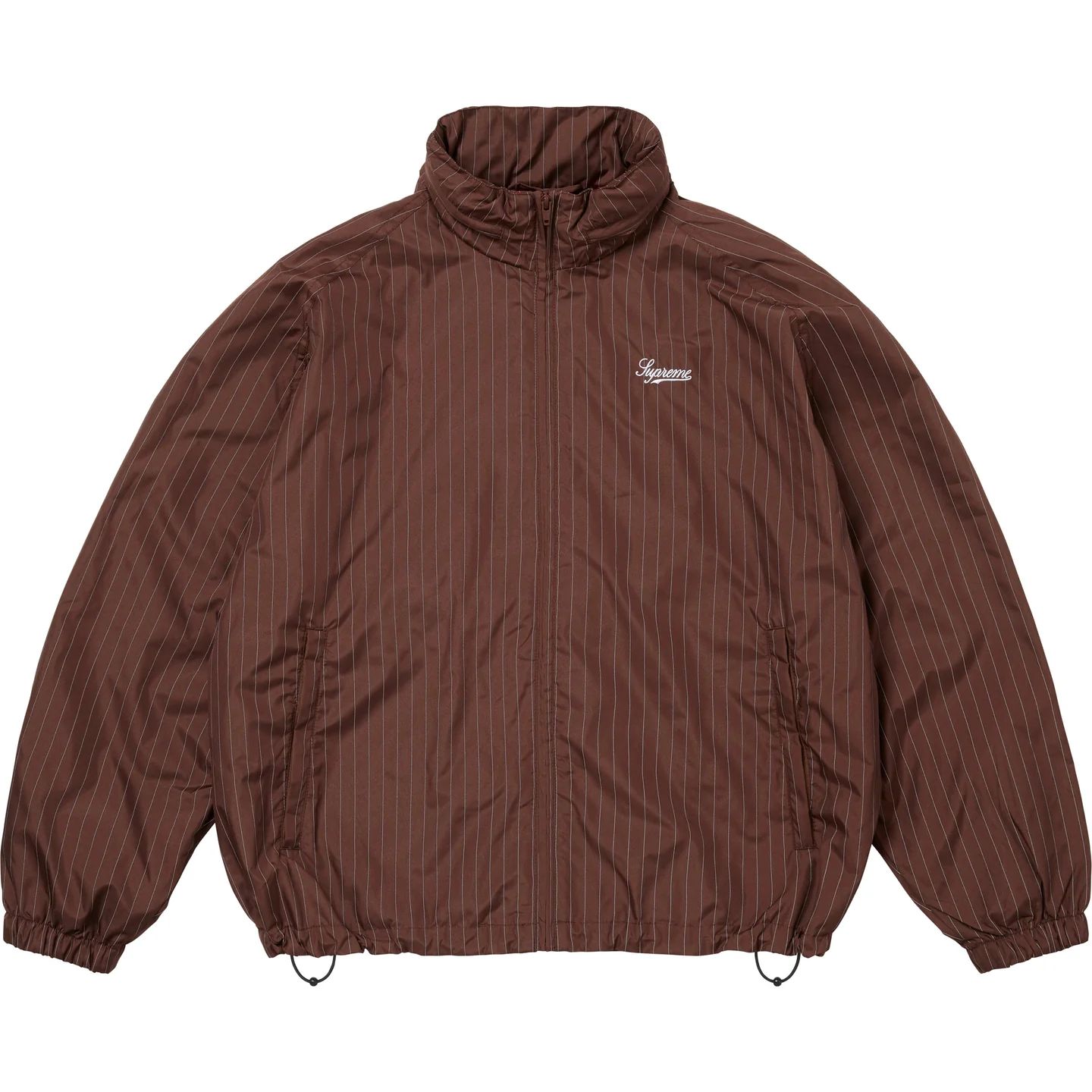 Supreme Reflective Pinstripe Track Jacket