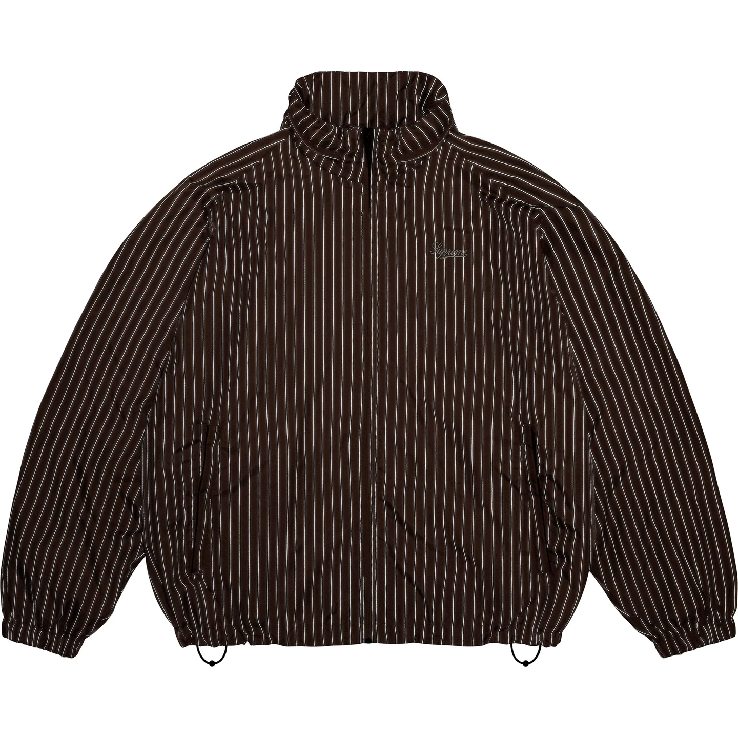 Supreme Reflective Pinstripe Track Jacket