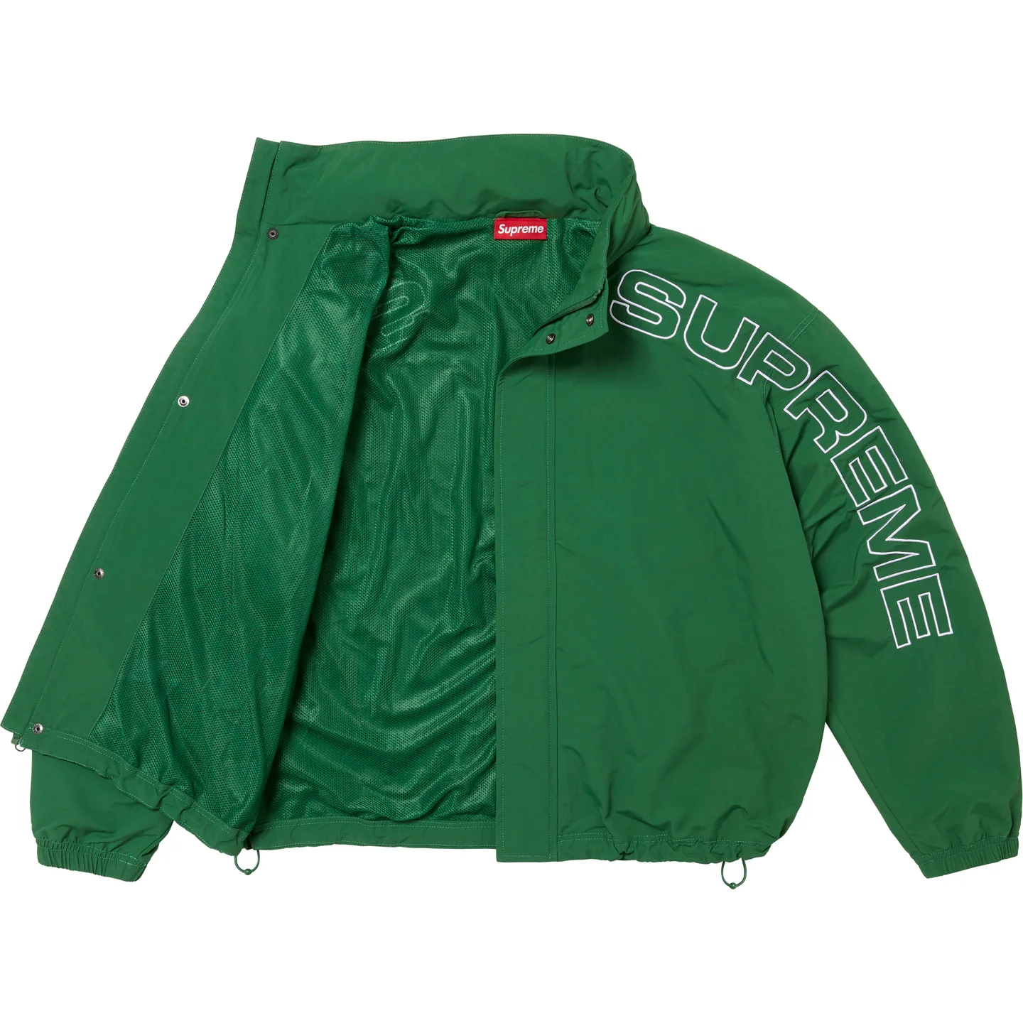 Supreme Spellout Embroidered Track Jacket