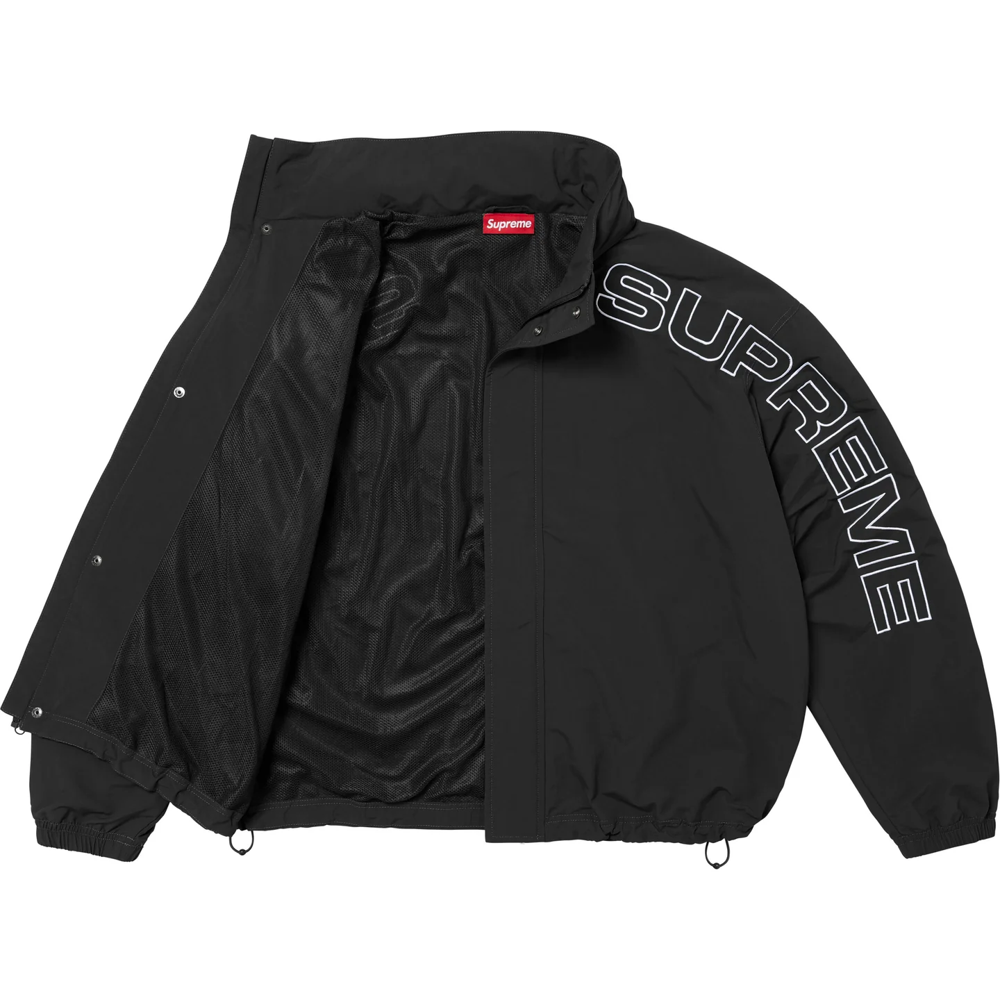 Supreme Spellout Embroidered Track Jacket