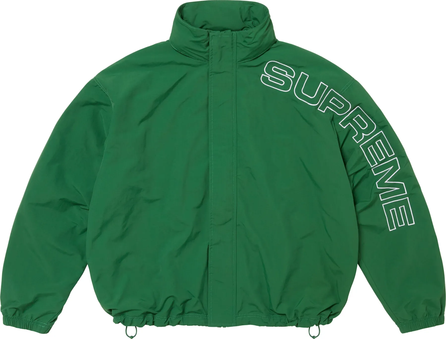 Supreme Spellout Embroidered Track Jacket